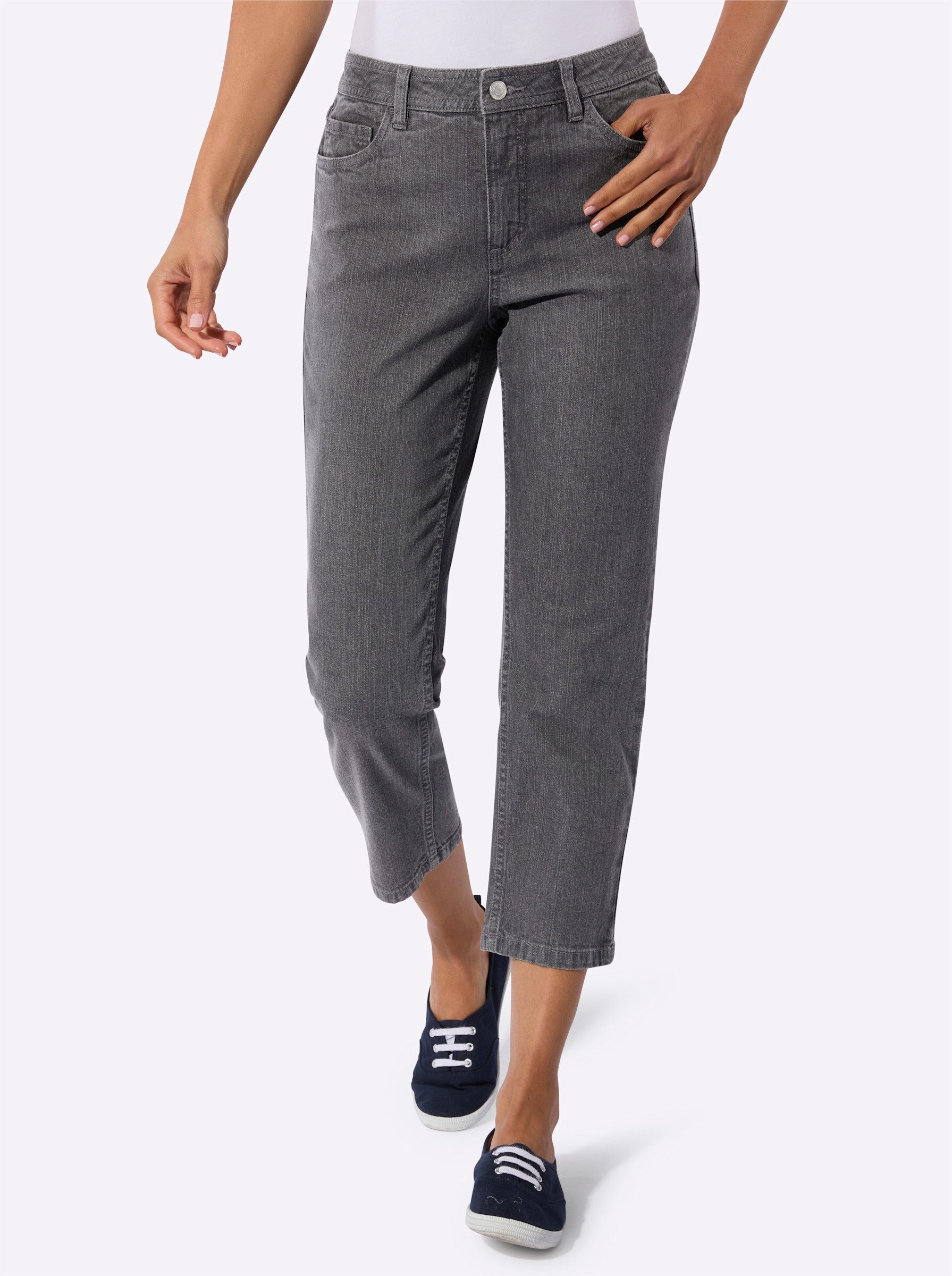 Jeansshorts 7/8-Jeans komfortabel