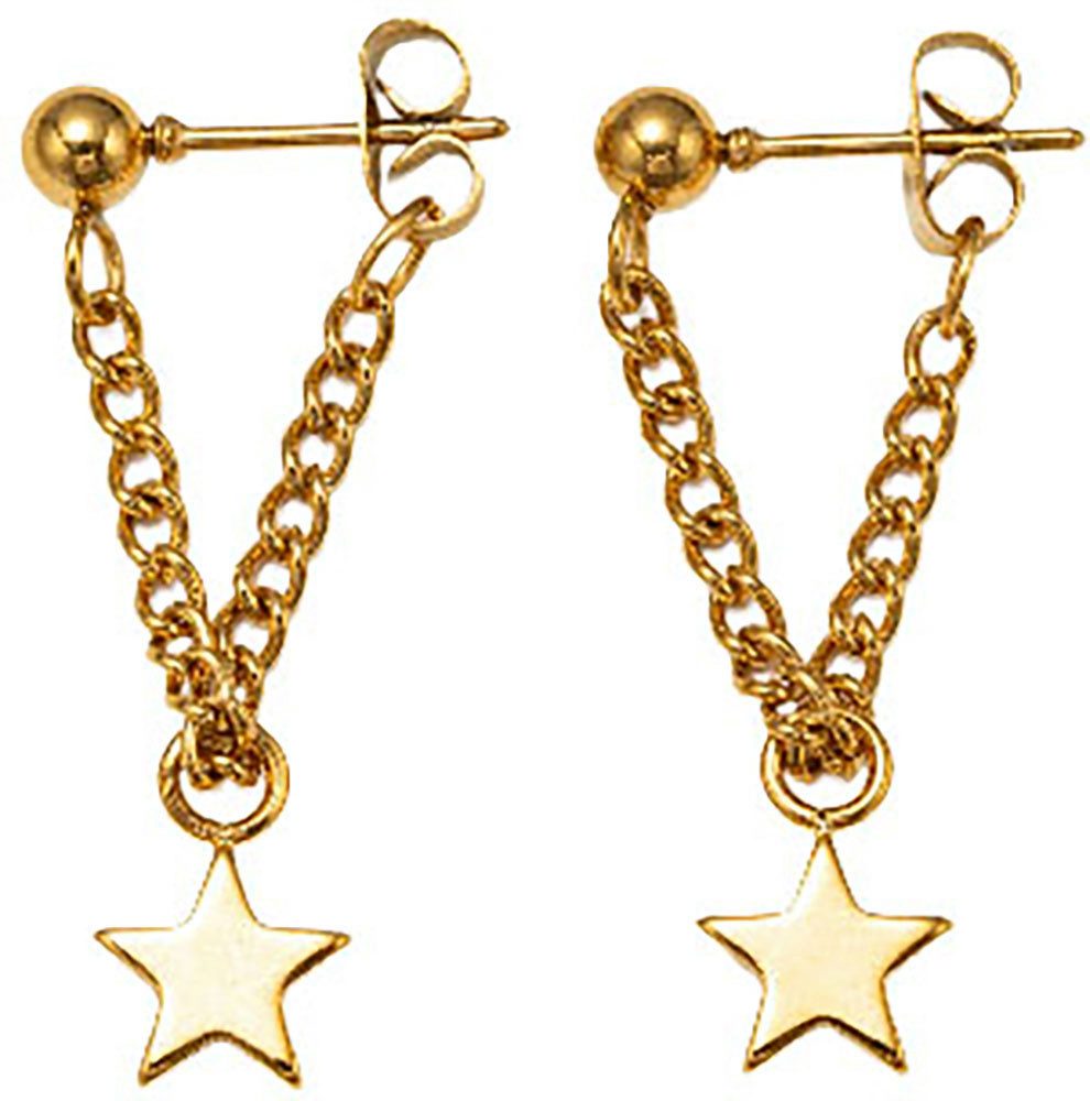 Firetti Paar Ohrstecker Schmuck Geschenk Edelstahl Ohrschmuck Ohrringe Sterne, Made in Germany