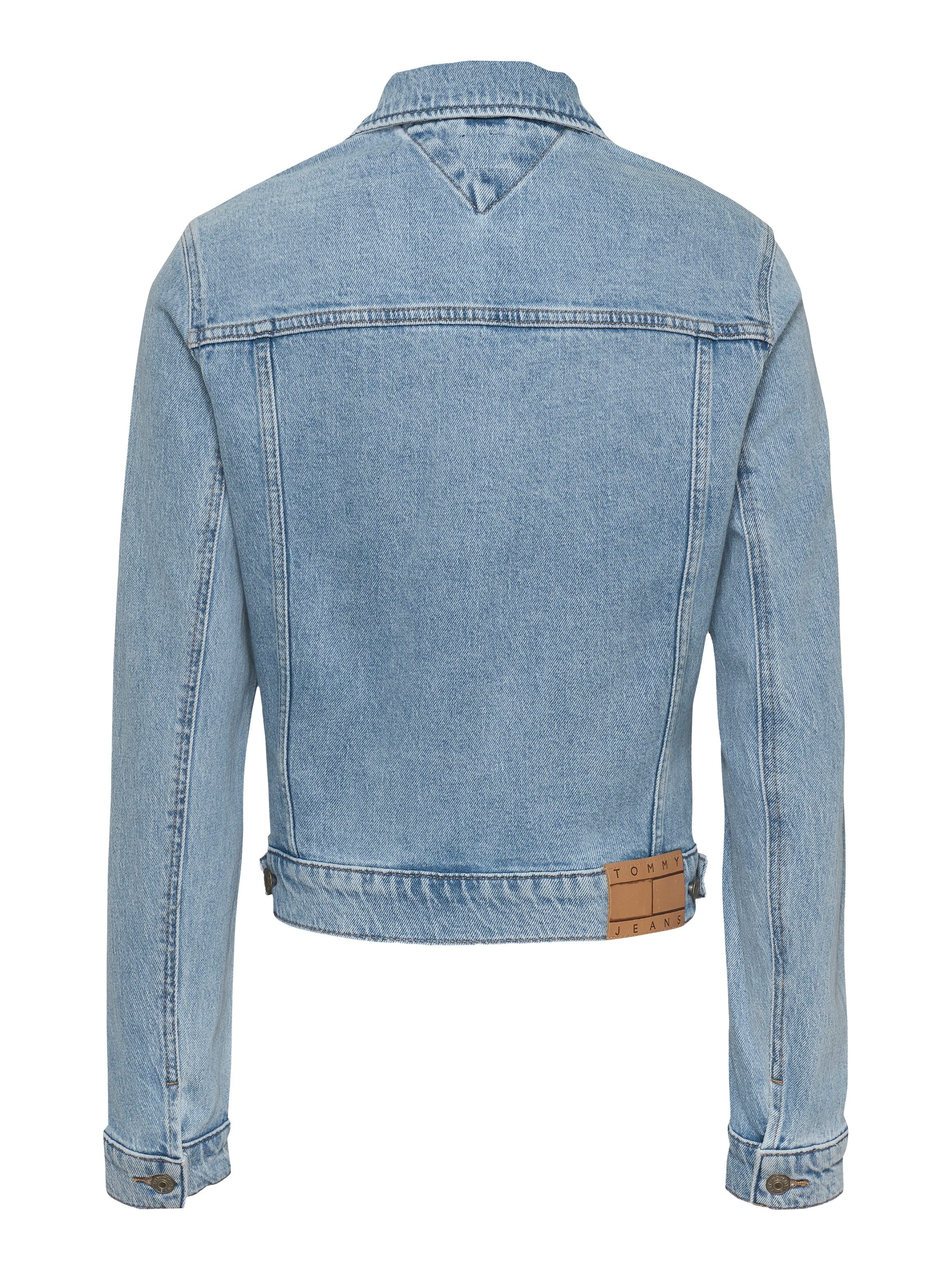 Tommy Jeans Jeansjacke CLASSIC TRUCKER JACKET BI8110 mit Brusttaschen, Logo-Badge