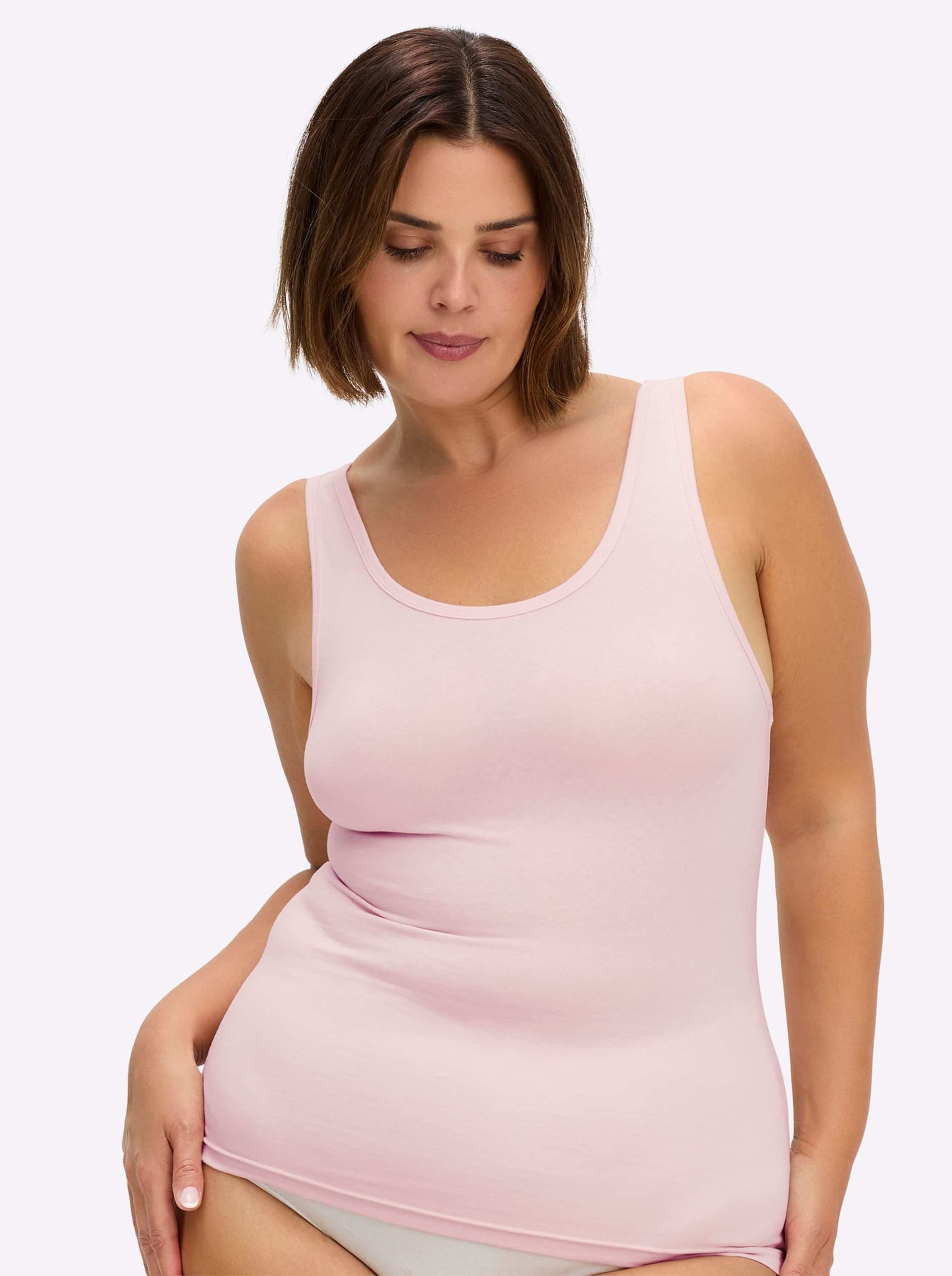 Witt Achselhemd Achseltop Ärmellos (3-St) Ohne Bügel