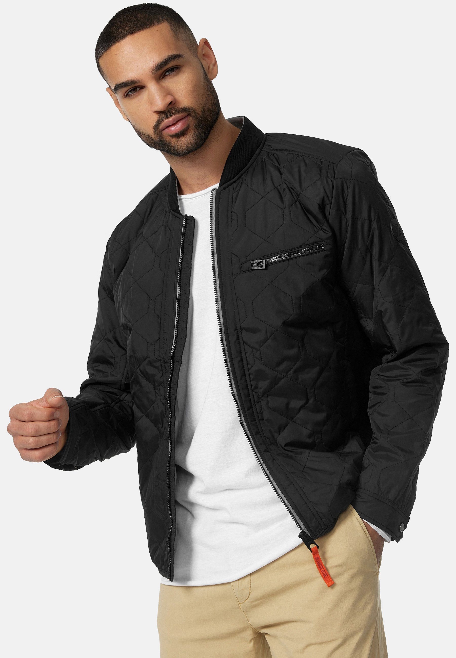 Indicode Bomberjacke Leander Black