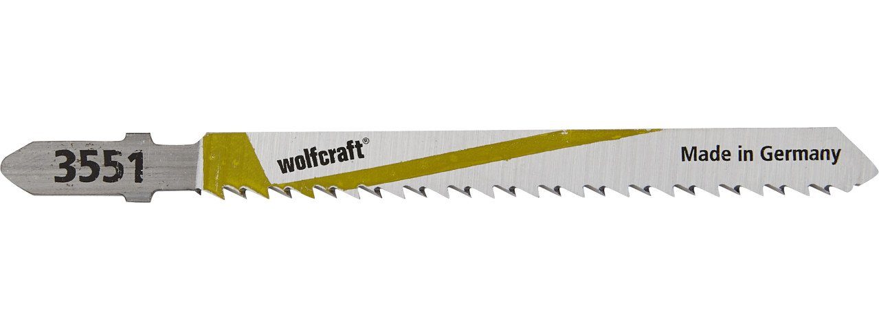 Wolfcraft Stichsägeblatt Wolfcraft Stichsägeblätter 3551000 100 mm T-Schaft