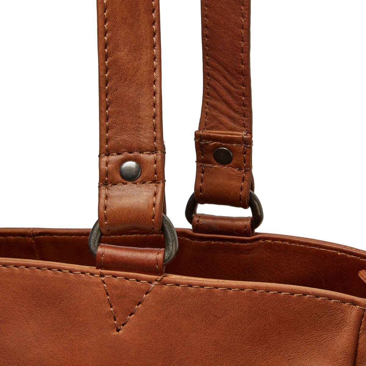 The Chesterfield Brand Schultertasche Wax Pull-up Leder Shopper Berlin (ein Stück, 1-tlg., ca. B/H/T 36/36/15 cm), Leder