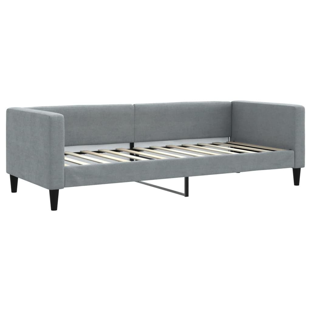 vidaXL Daybed, Tagesbett Hellgrau 80x200 cm Stoff