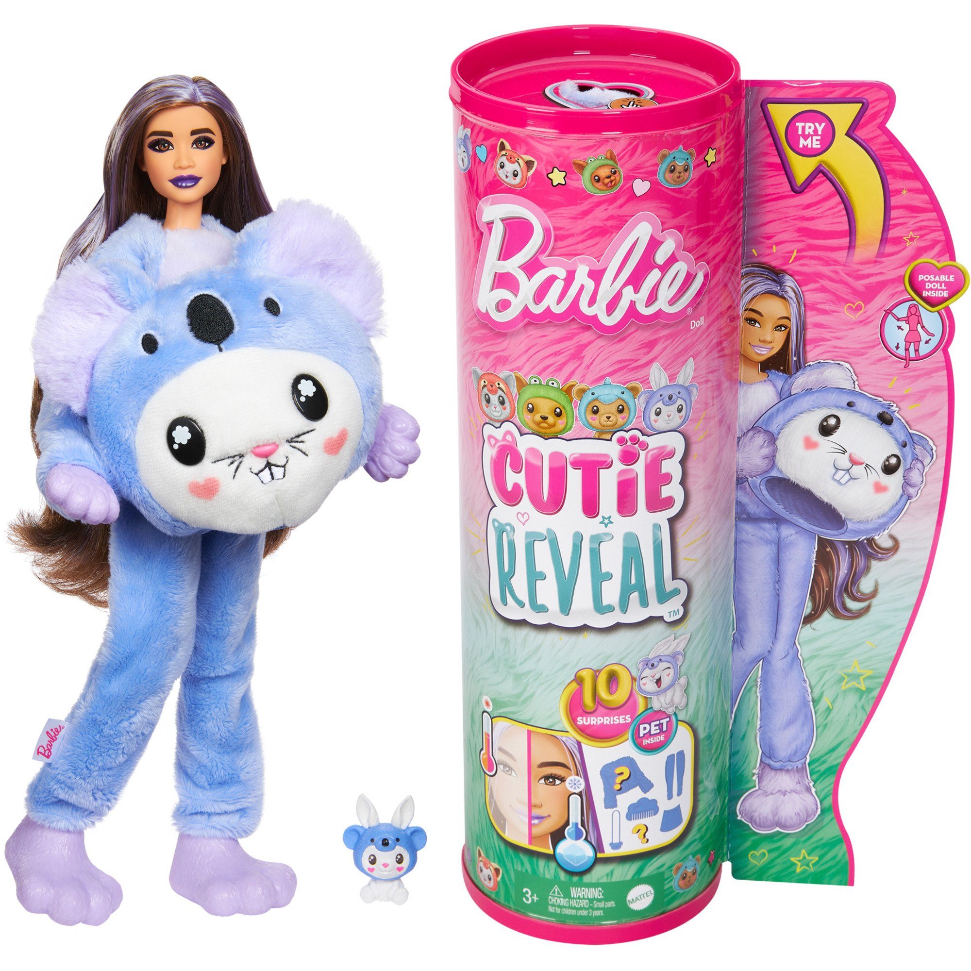 Mattel® Babypuppe Barbie Cutie Reveal Costume Cuties Serie - Bunny in Koala