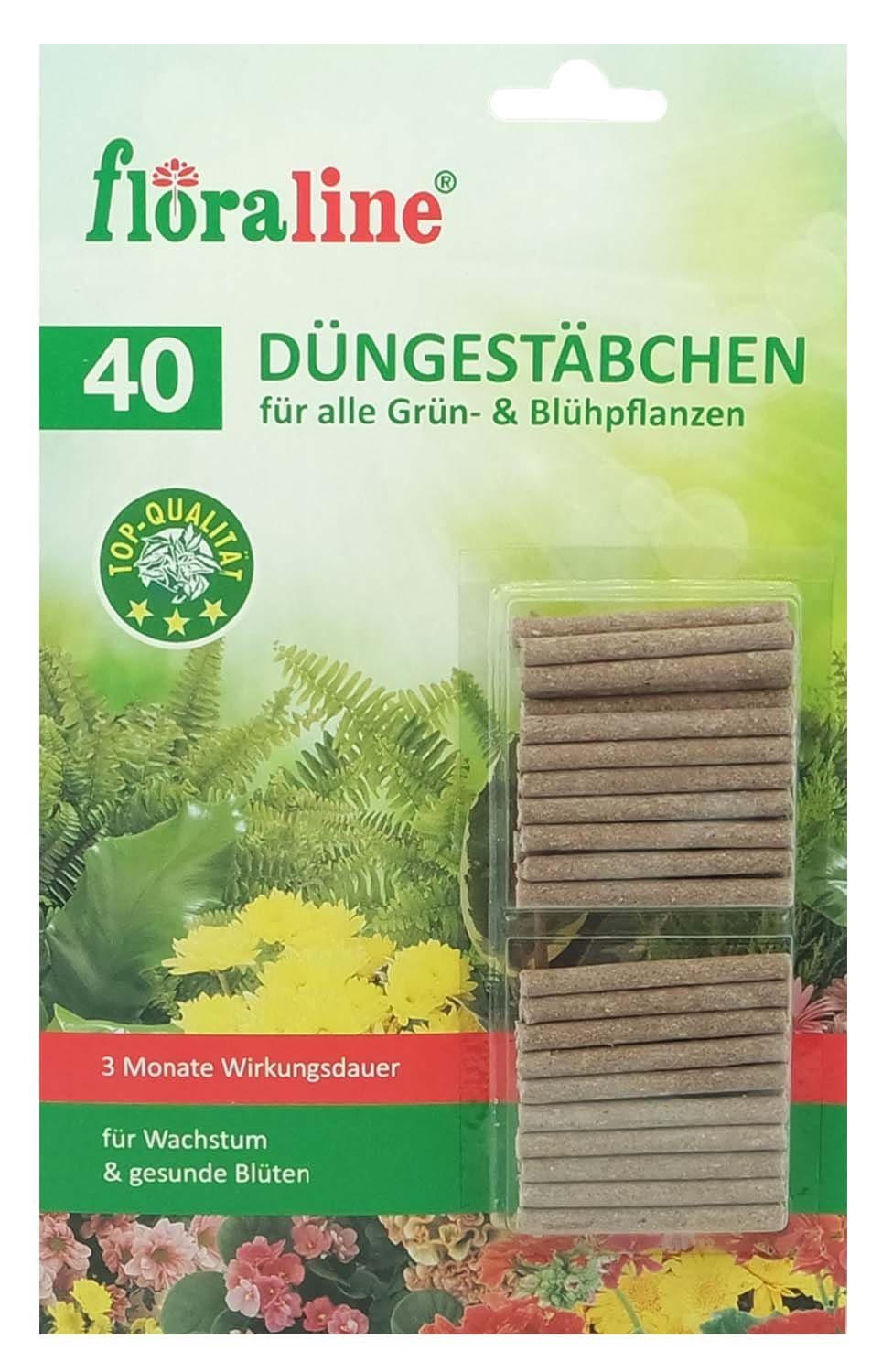 floraline Pflanzendünger Blumendünger Stäbchen 40er, Stück, günstig online kaufen