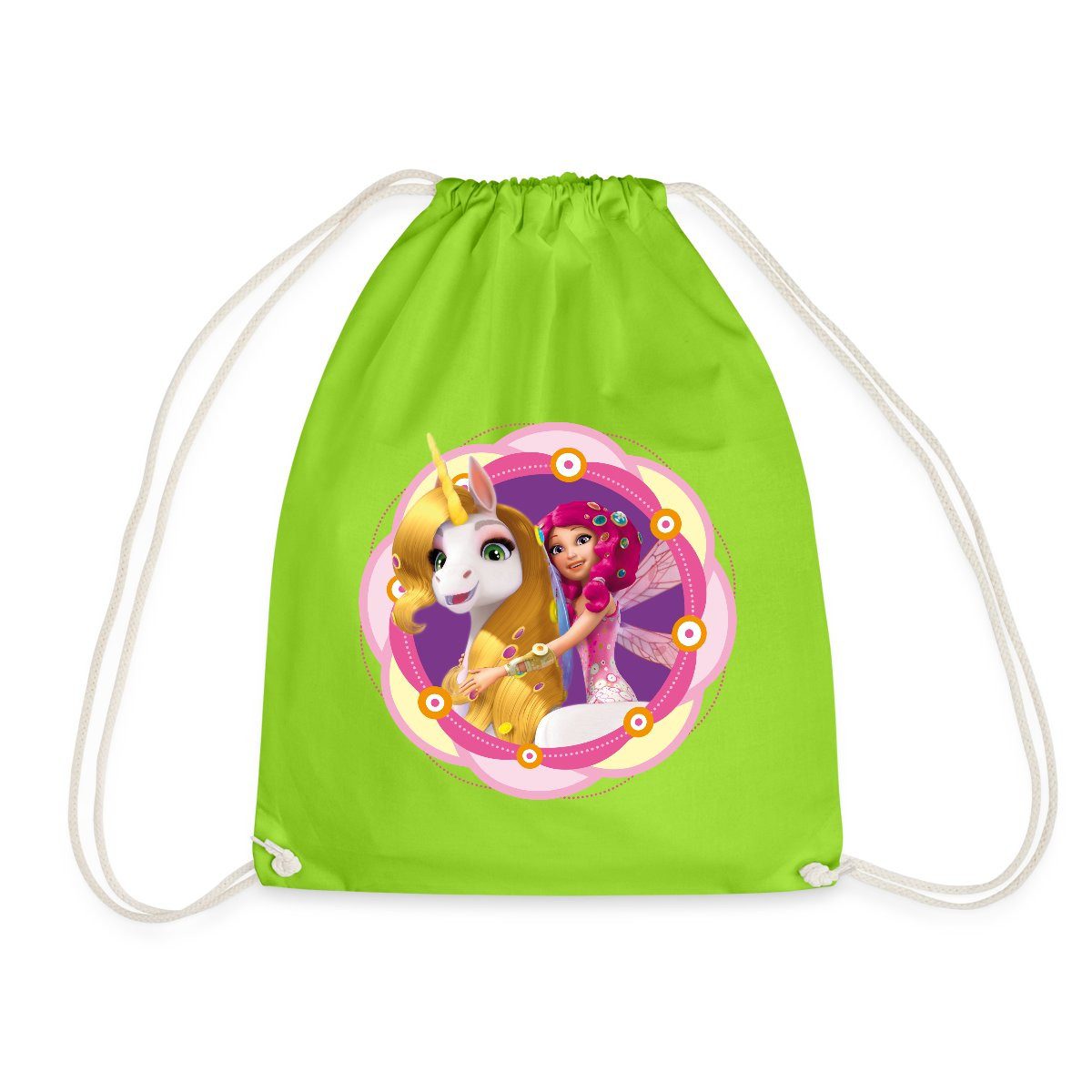 Spreadshirt Turnbeutel Mia and Me Einhorn Onchao Und Mia In Centopia Turnbeutel (1-tlg)