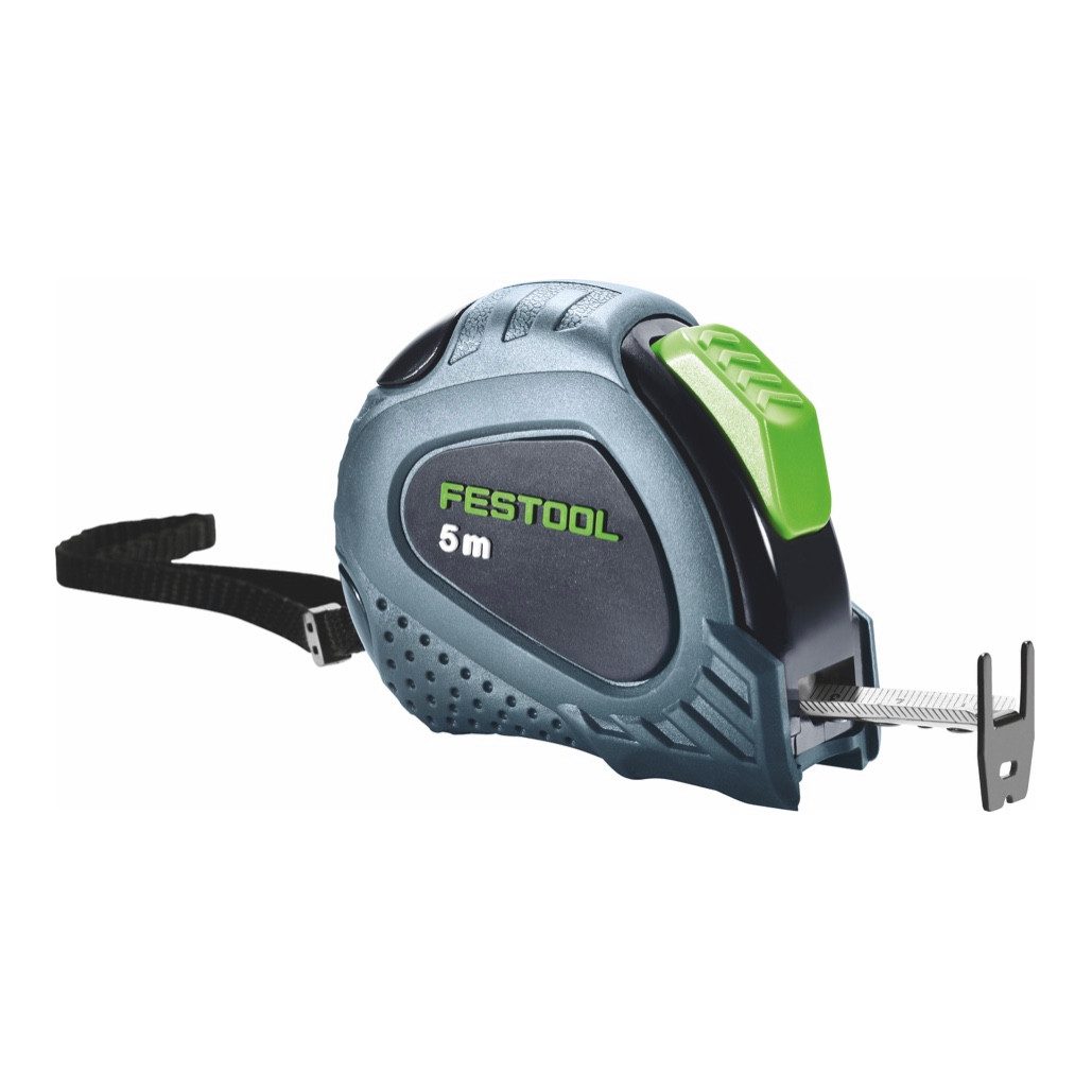 FESTOOL Maßband MB 5m Maßband 5 m / 500 cm / 5000 mm (205182) mit Gürtelhaken