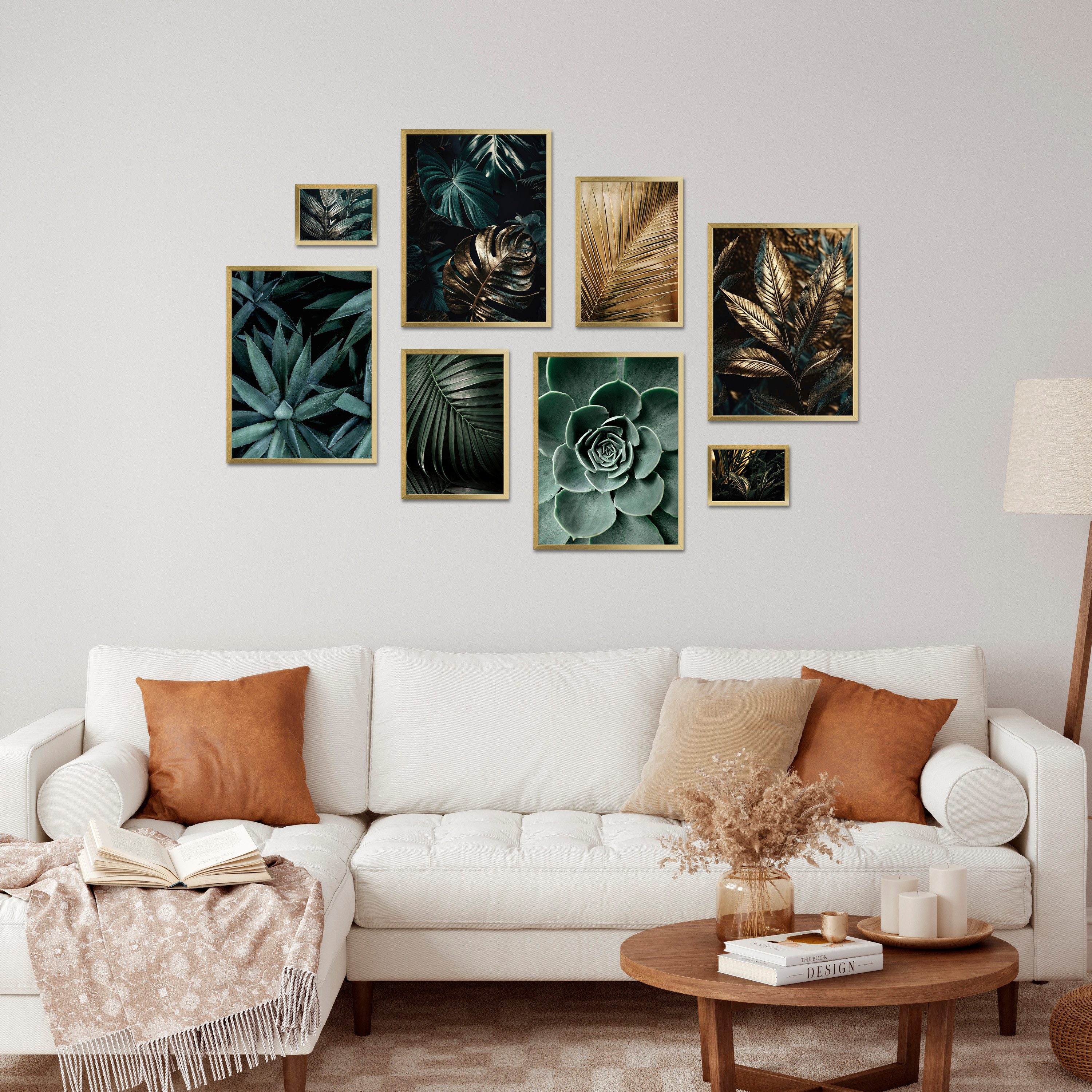 ARTFAVES Bilder-Collage Poster Set - GOLD günstig online kaufen