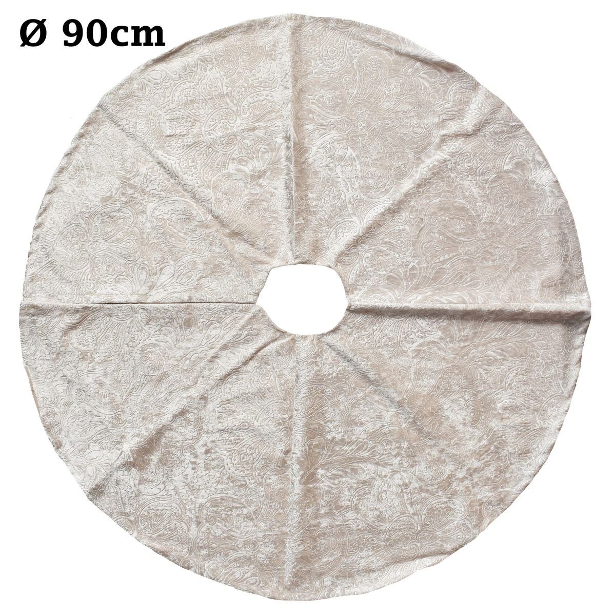 JACK Weihnachtsbaumdecke Kuschlige Christbaumdecke Rund Ø 90cm Weihnachtsba günstig online kaufen