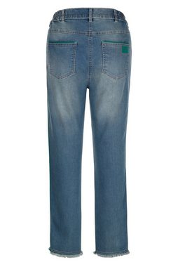 MIAMODA Regular-fit-Jeans Jeans Slim Fit Colorband 5-Pocket