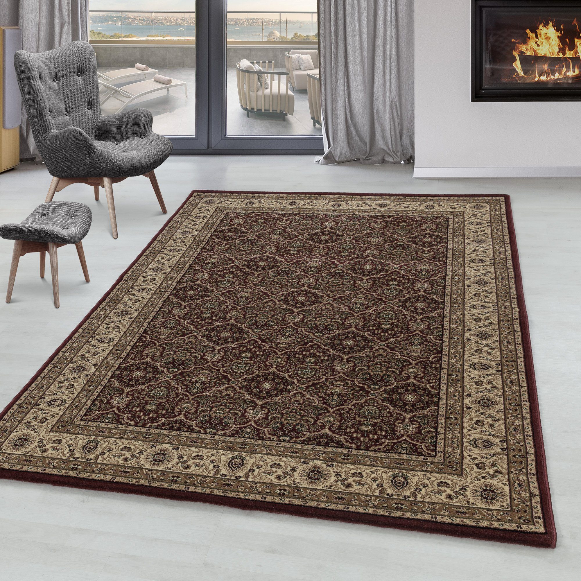 SIMPEX24 Orientteppich Orientalisch Design, Rechteckig, Höhe: 9 mm, Orient günstig online kaufen