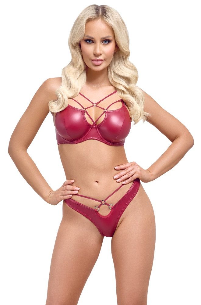 Cottelli Collection Set: Bügel-BH Wetlook-Set: BH günstig online kaufen