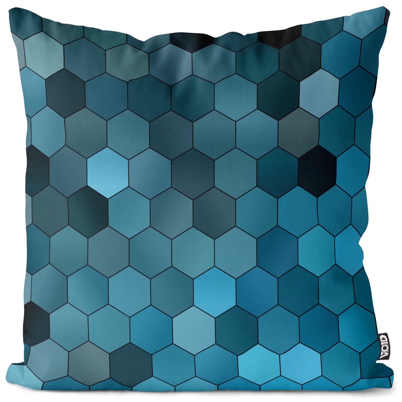 Kissenbezug, VOID (1 Stück), Hexagon Muster Kissenbezug Gemustert Blau  Türkis Grafik Kunst Technik Geometris online kaufen | OTTO