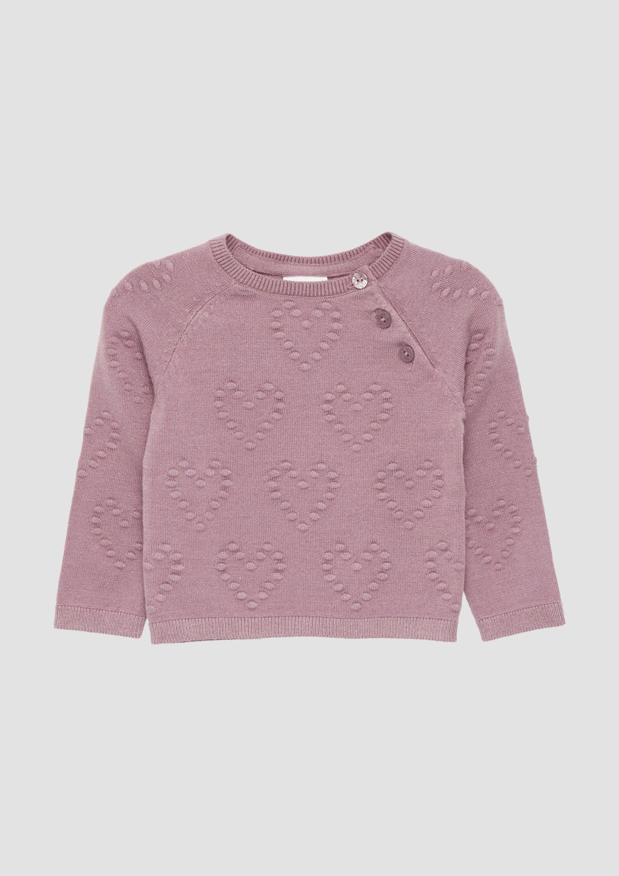 s.Oliver Longpullover Strickpullover Strickpullover mit Strukturmuster