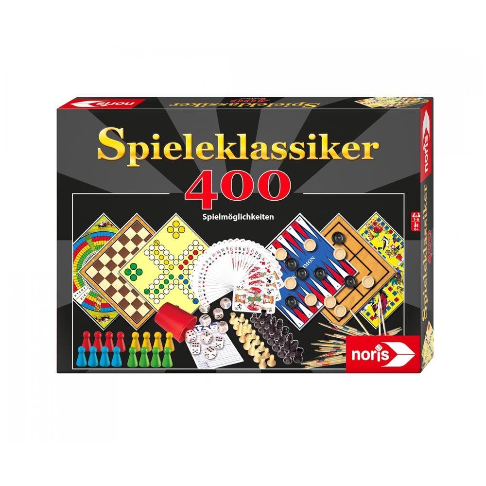 Noris Spielesammlung Spieleklassiker - 400 Spielmöglichkeiten, für Kinder ab 6 Jahren