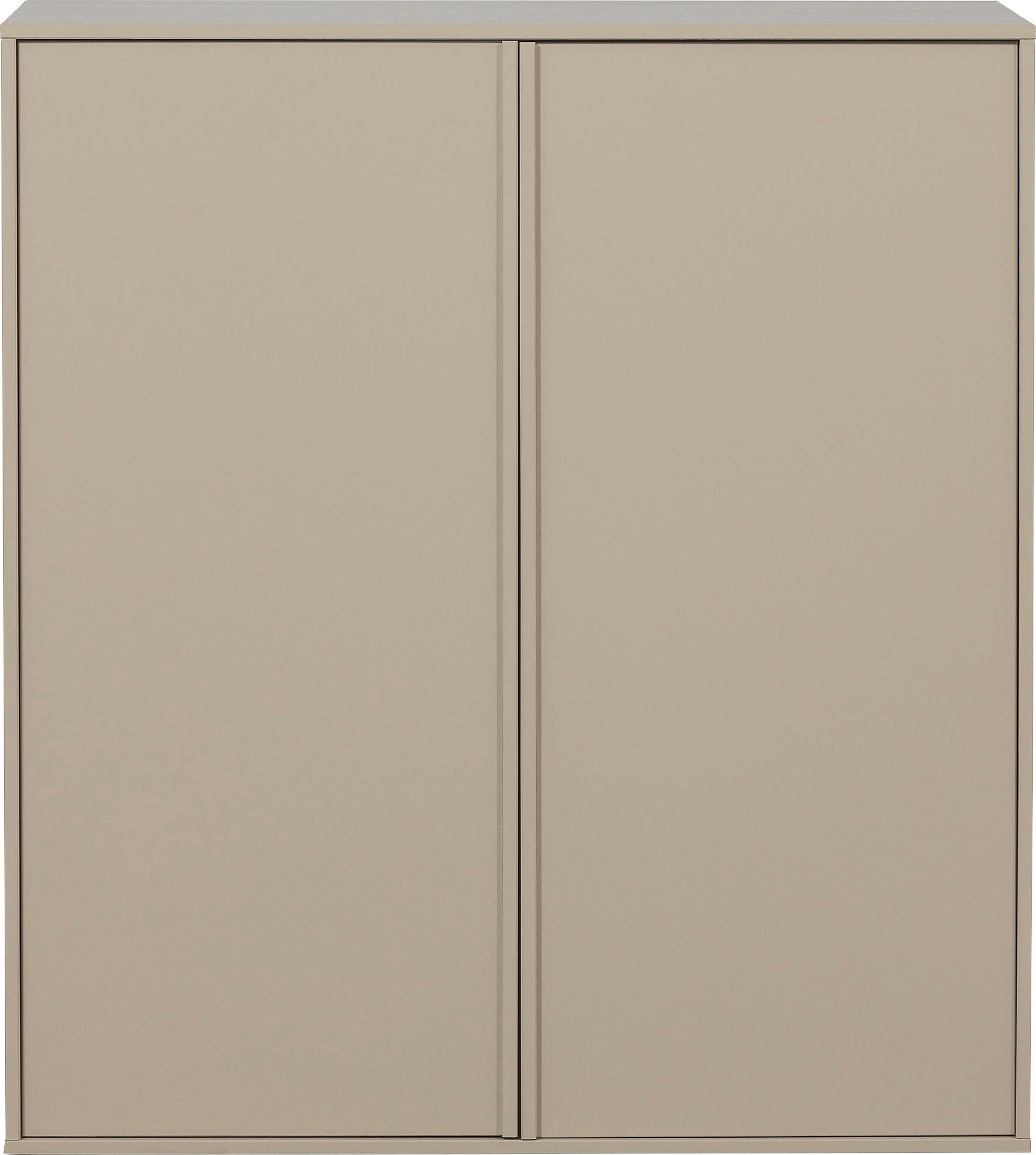 WOOOD Highboard Daily Hochkommode, Kommode mit Push-to-Open Funktion, H 110 cm x B 100 cm