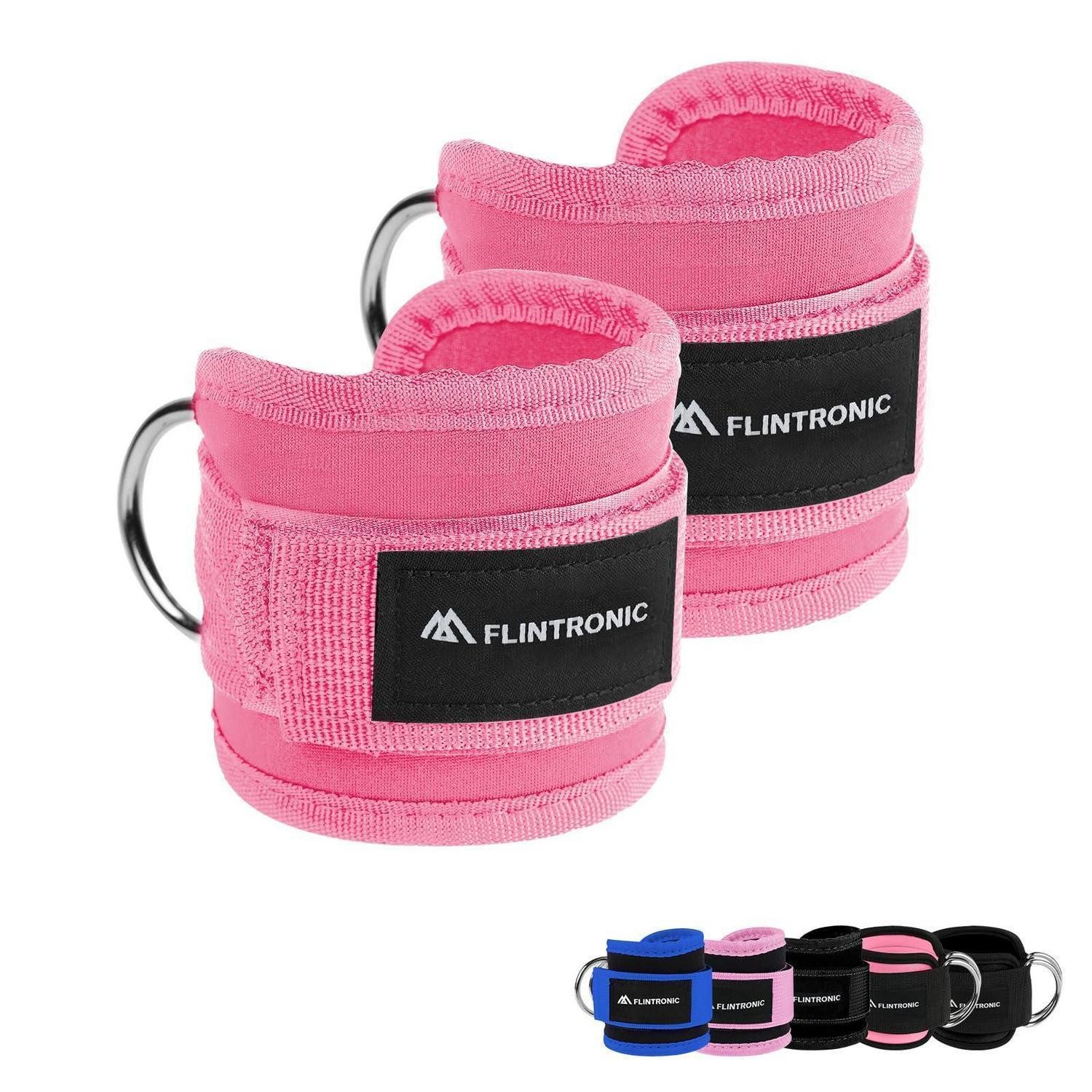 LuxusKollektion Fußgelenkbandage Fußschlaufen Kabelzug Trainings Zubehör Rosa