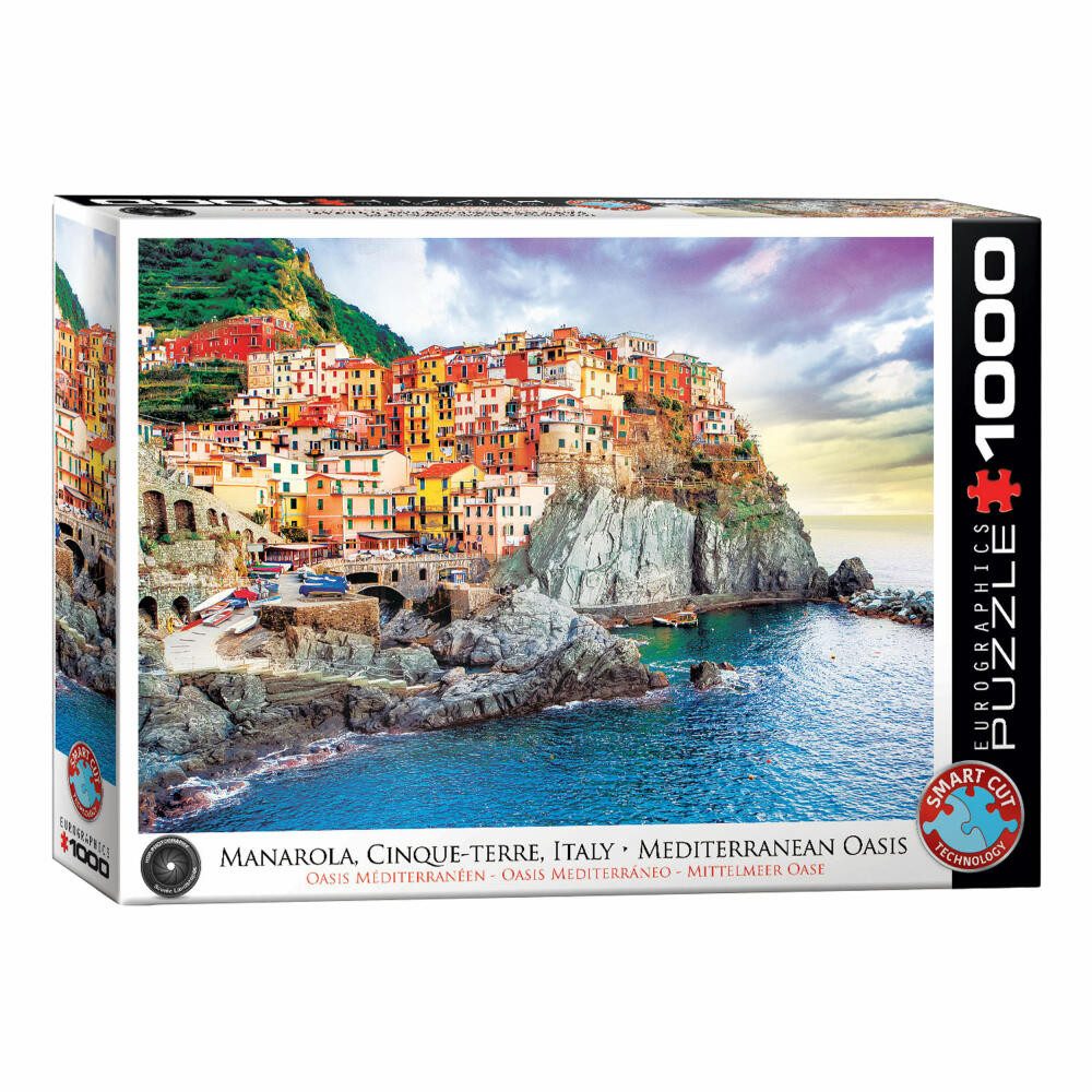 EUROGRAPHICS Puzzle Manarola Cinque Terre Italien, 1000 Puzzleteile