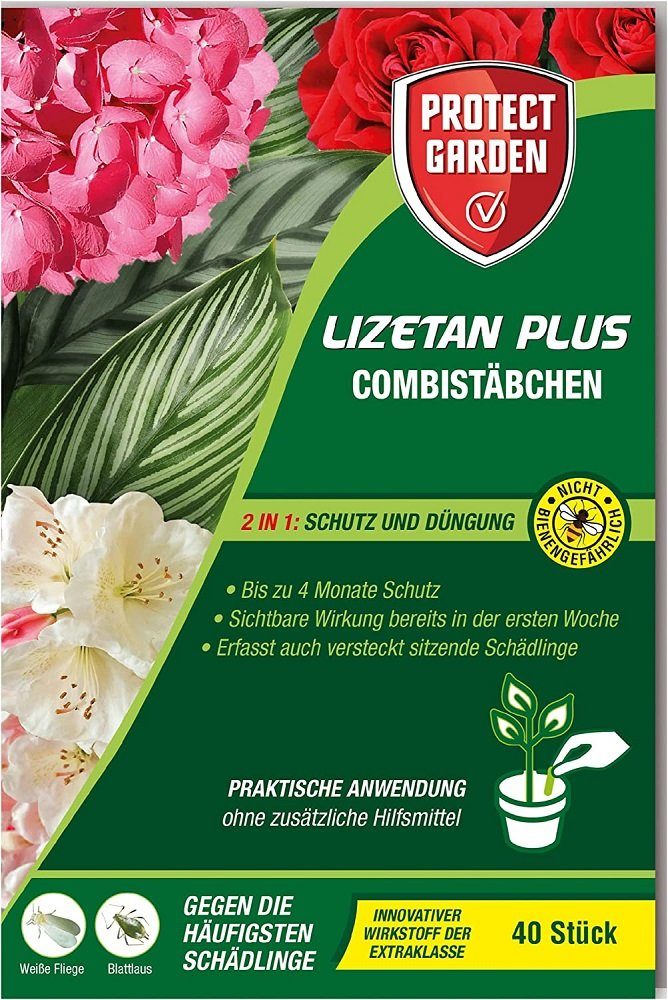 Protect Garden Insektenvernichtungsmittel Protect Garden Lizetan Plus Combistäbchen 40 Stück Dünger und Schutz | Insektizide