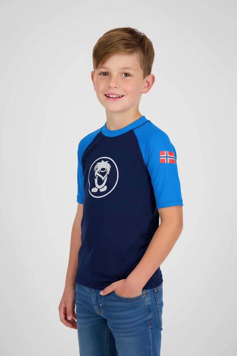 TROLLKIDS Funktionsshirt KIDS KVALVIKA T für Kinder und Jugendliche, kurzärmlig, mit UV-Schutzfaktor 50+