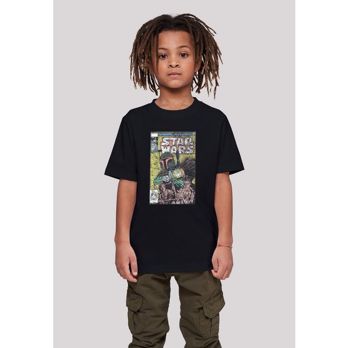 F4NT4STIC T-Shirt Star Wars Boba Fett Comic Unisex Kinder Premium Merch Jungen Mädchen Bedruckt