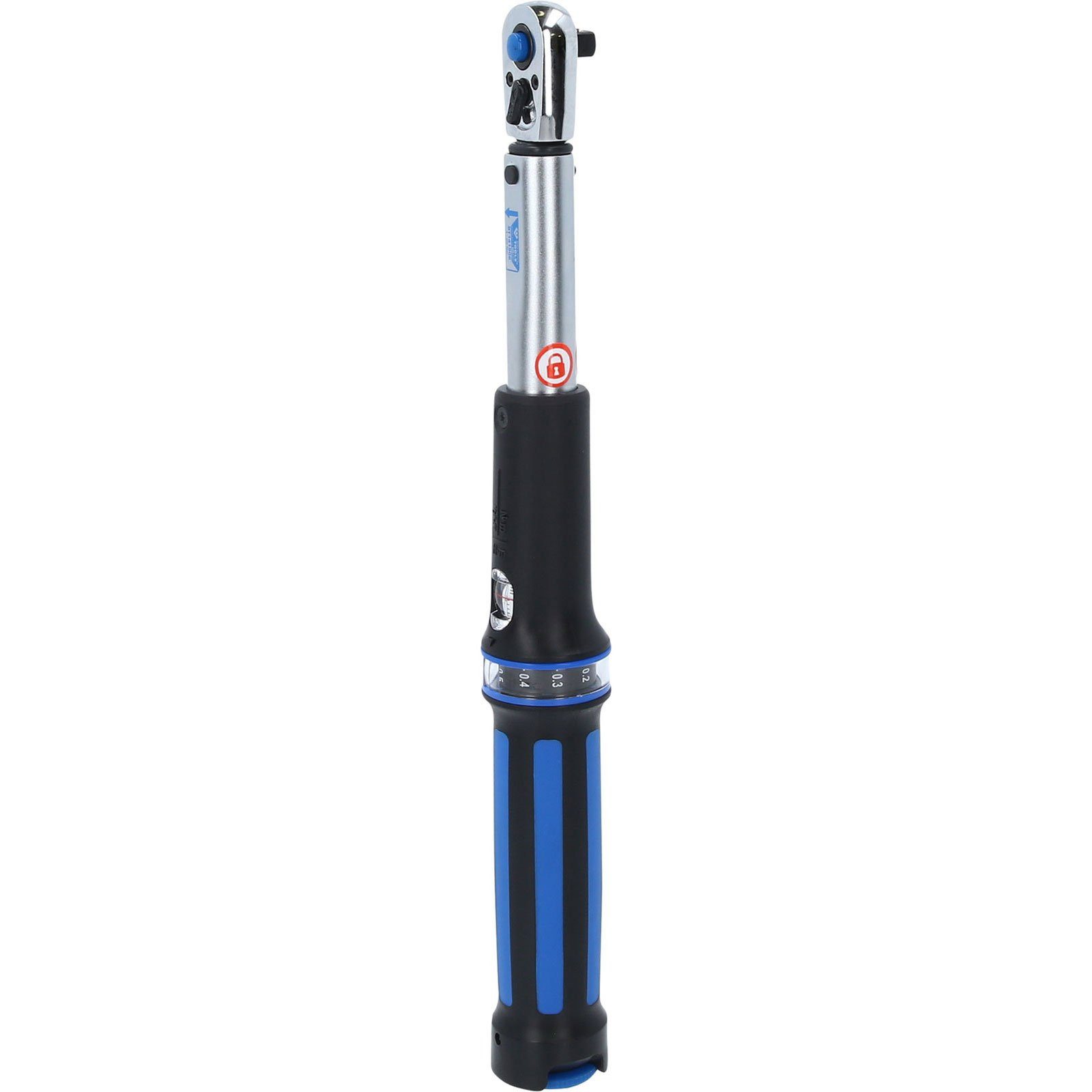 Brilliant Tools Drehmomentschlüssel BRILLIANT TOOLS 1/4" Drehmomentschlüssel mit Umschalt-Ratsch...