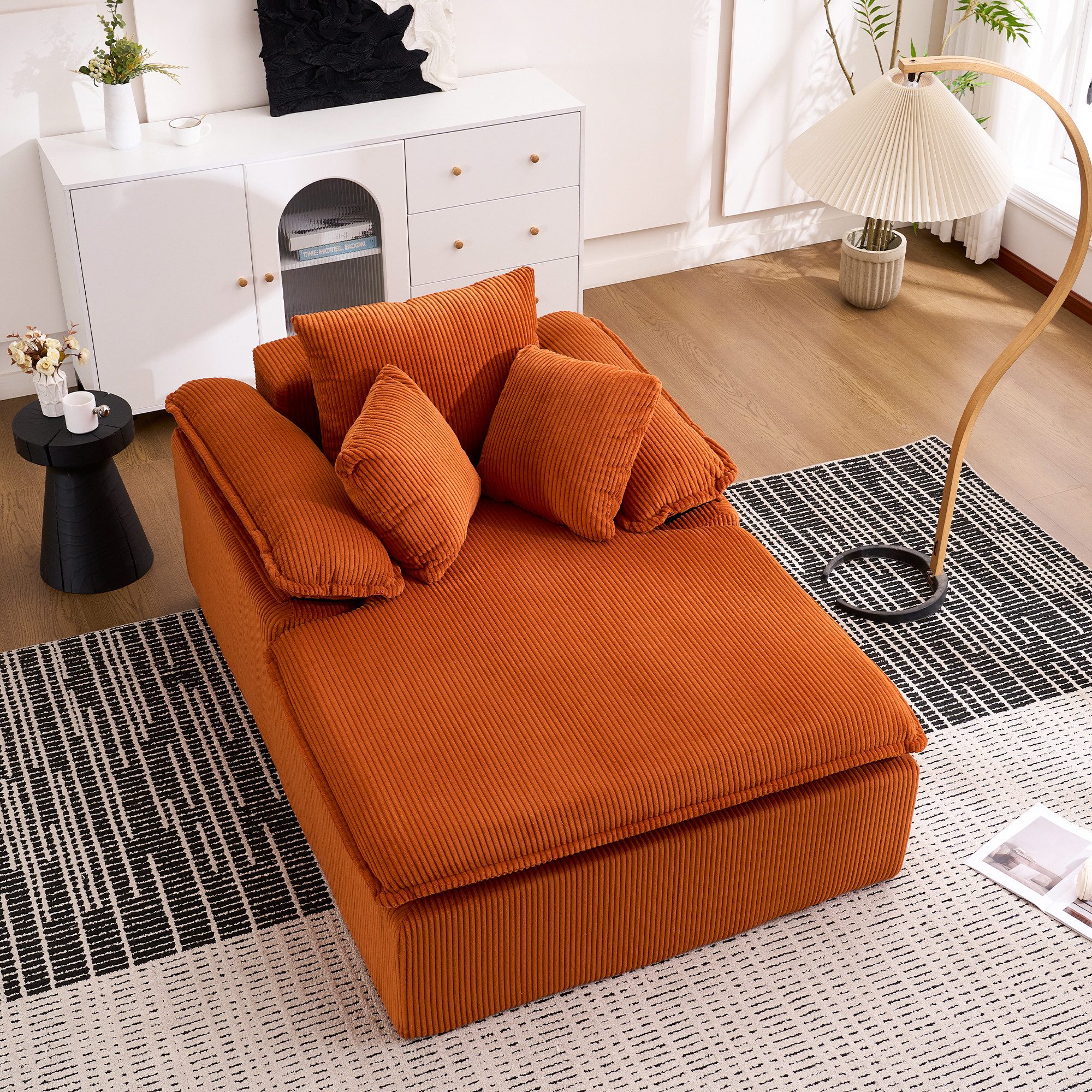 Odikalo Loungesofa Schlafsofa Relaxsofa Freizeitsofa Polstermöbel mehrfarbi günstig online kaufen