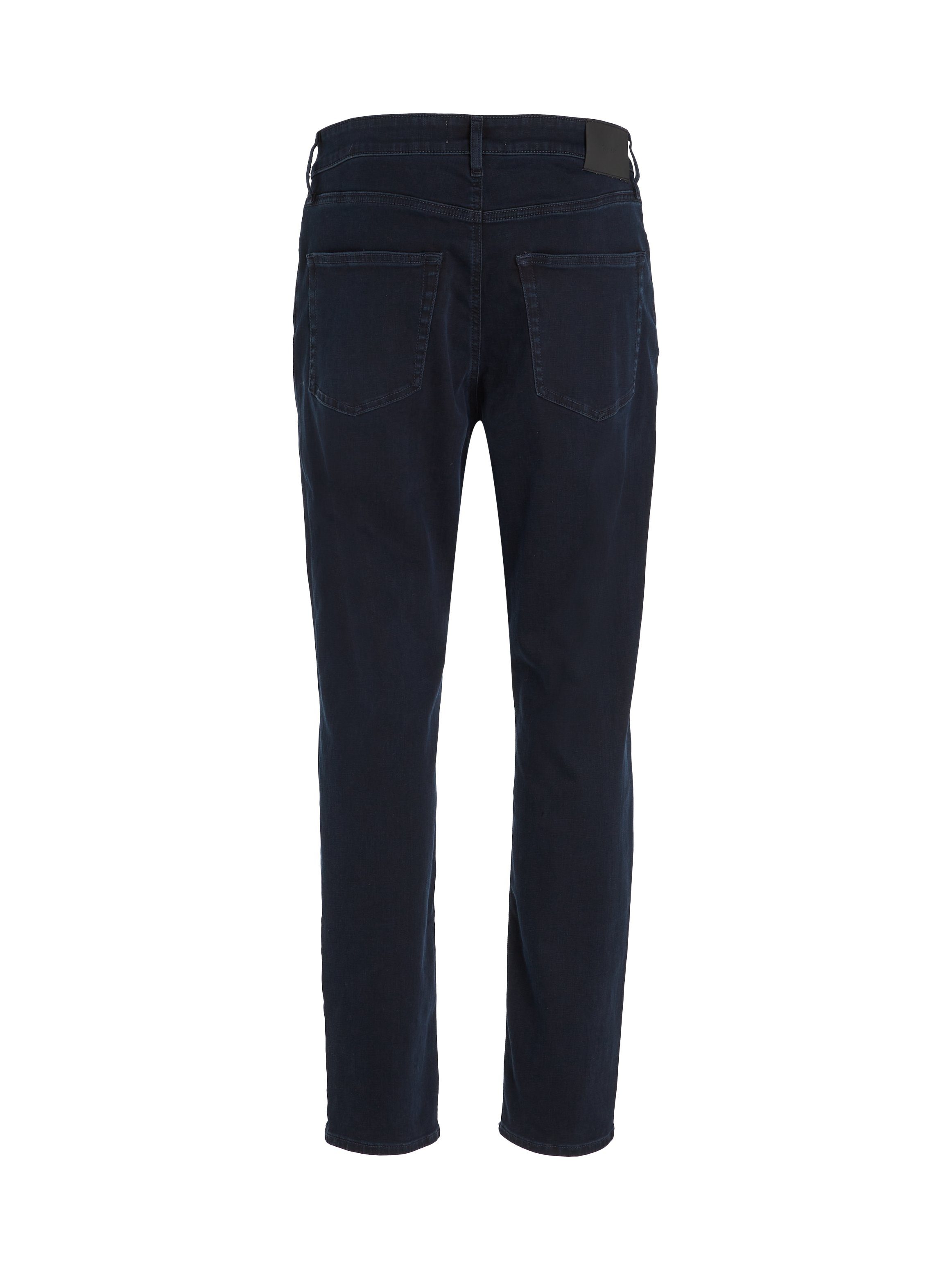 Jeans Markenlabel Calvin Gerade BLACK mit Klein BLUE TAPERED