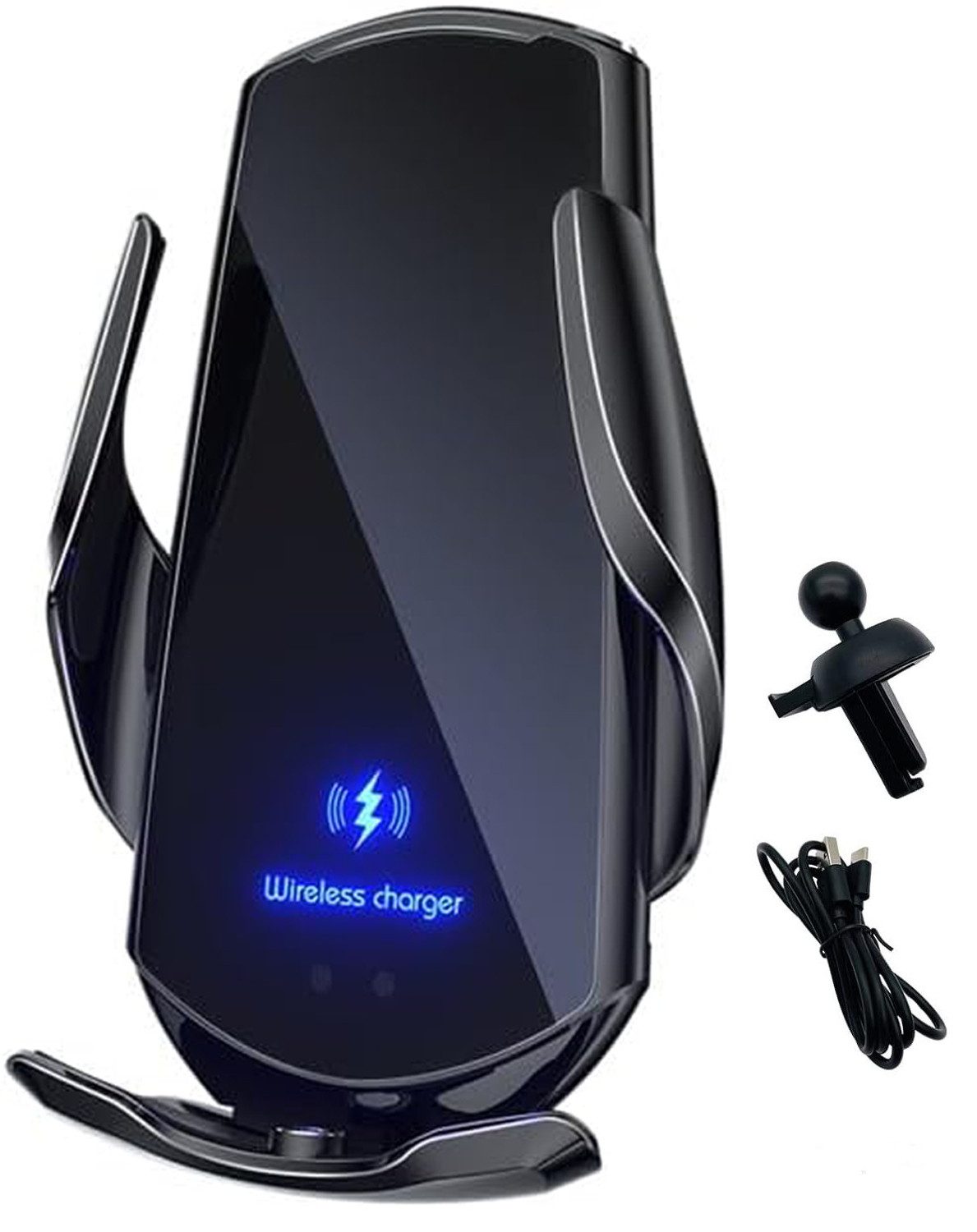 neue dawn Handy-Halterung Kabelloses Ladegerät Auto Handyhalterung Induktives für iPhone Samsung