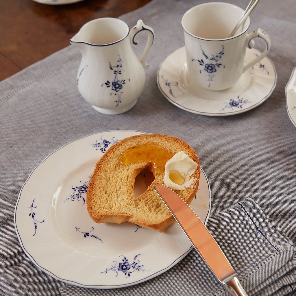 Villeroy & Boch Brotteller Vieux Luxembourg Brotteller, (1 St), Premium Porcelain, mikrow.- & spülm.sicher, Made in Germany