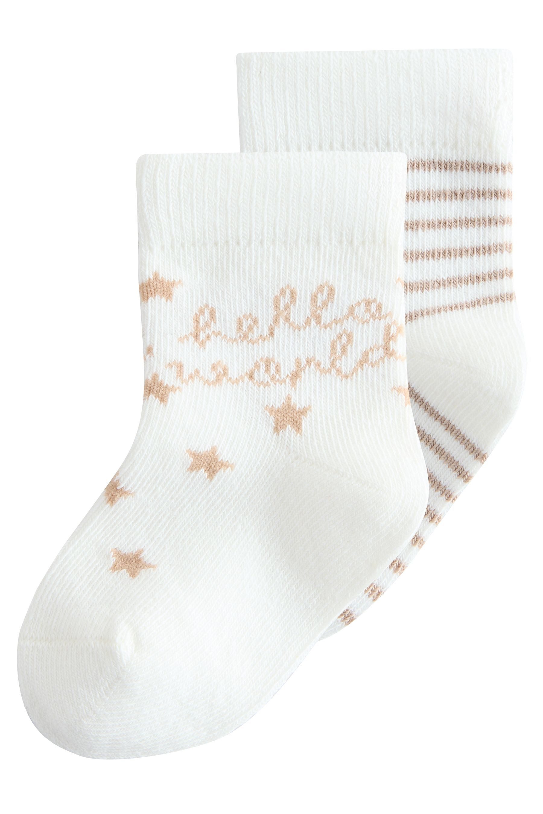 Next Basicsocken Babysocken im 2er-Pack, Hello World (2-Paar)