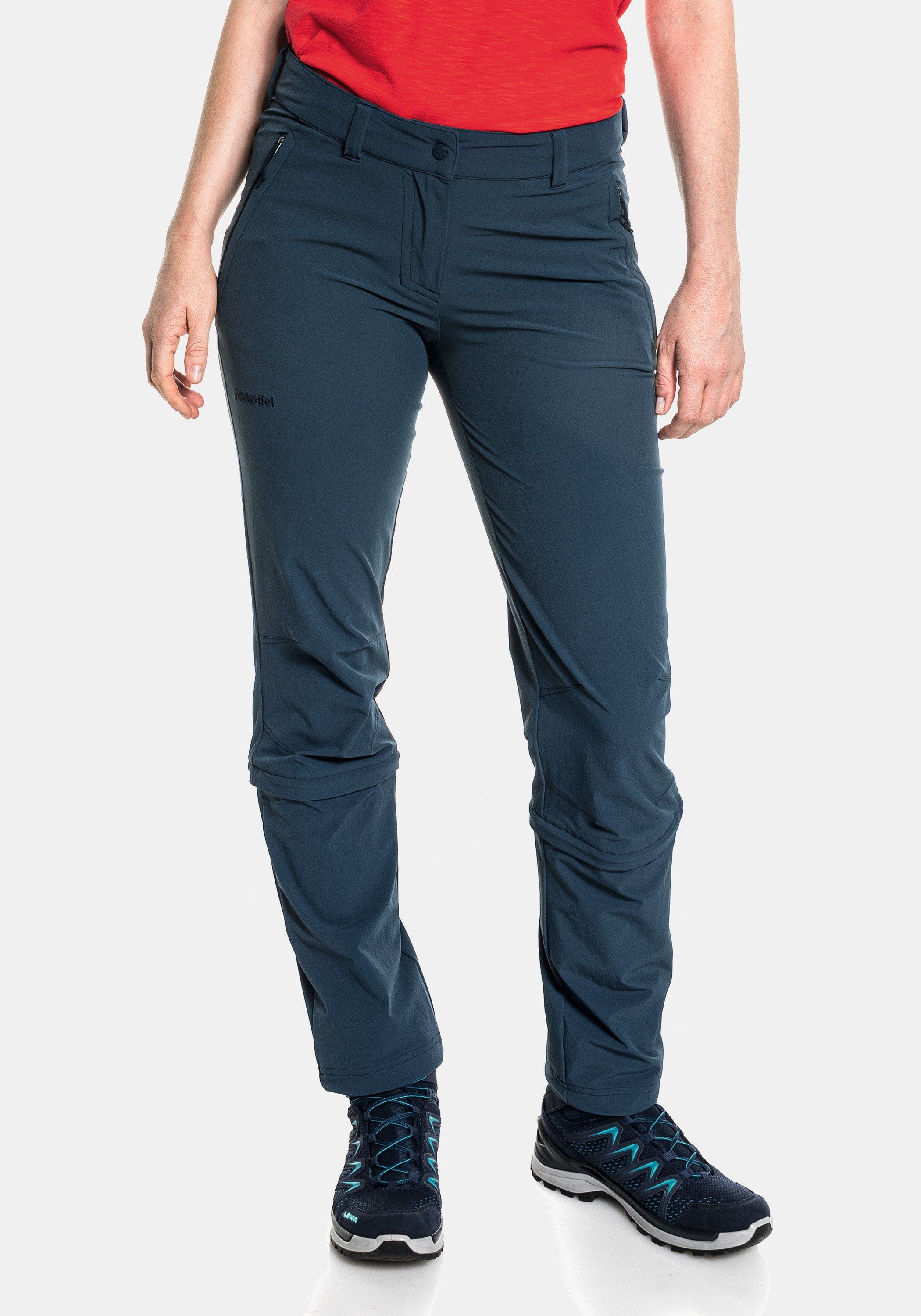 Schöffel Zip-away-Hose Pants Engadin1 dunkelblau Zip Off