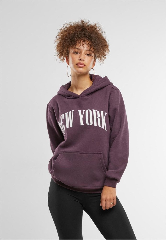 Mister Tee Hoodie New York Ladies Fluffy Hoody