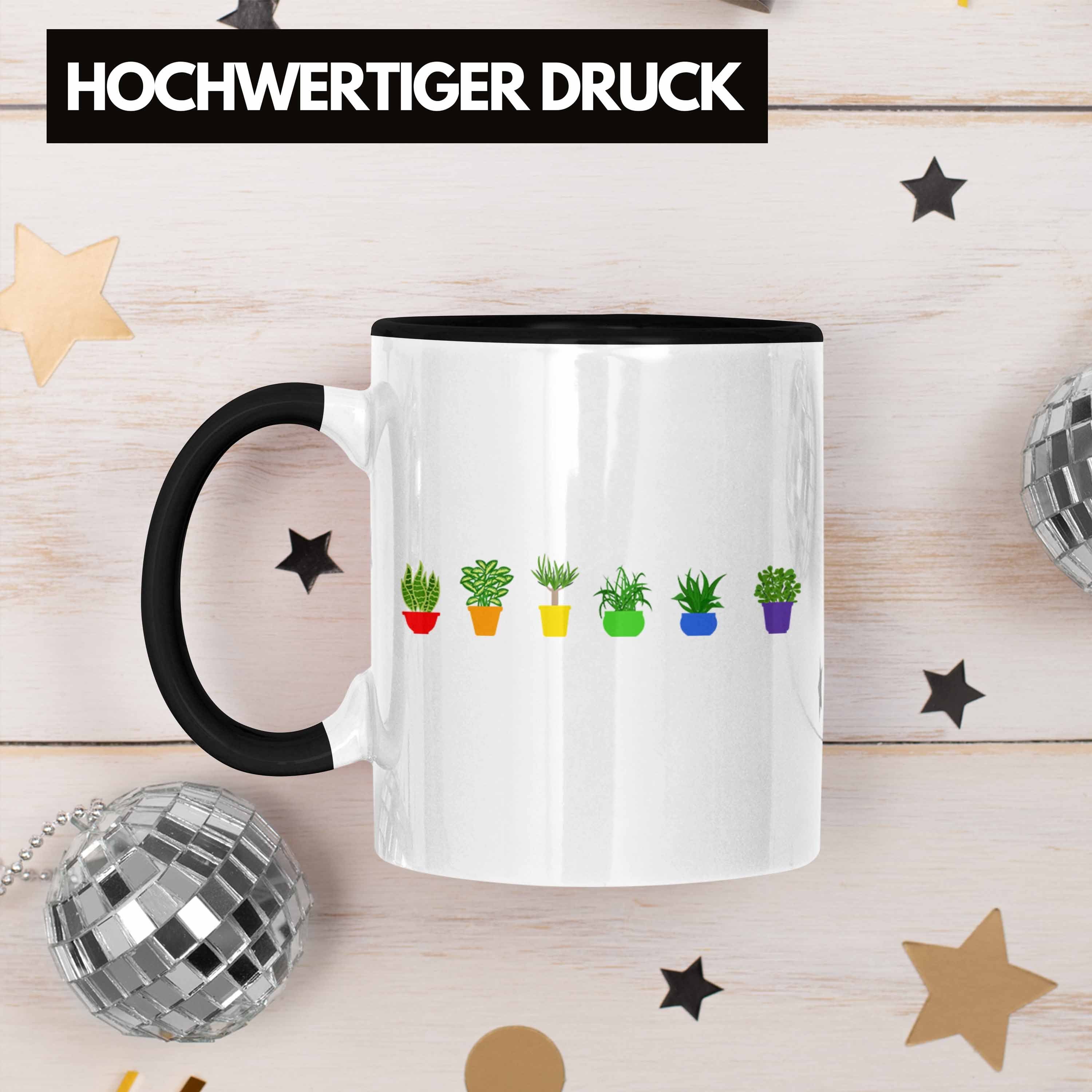 Schwule Grafik Pflanzen Transgender Schwarz Grafik Lesben Regenbogen Tasse - Tasse LGBT Pride Trendation Trendation Geschenk