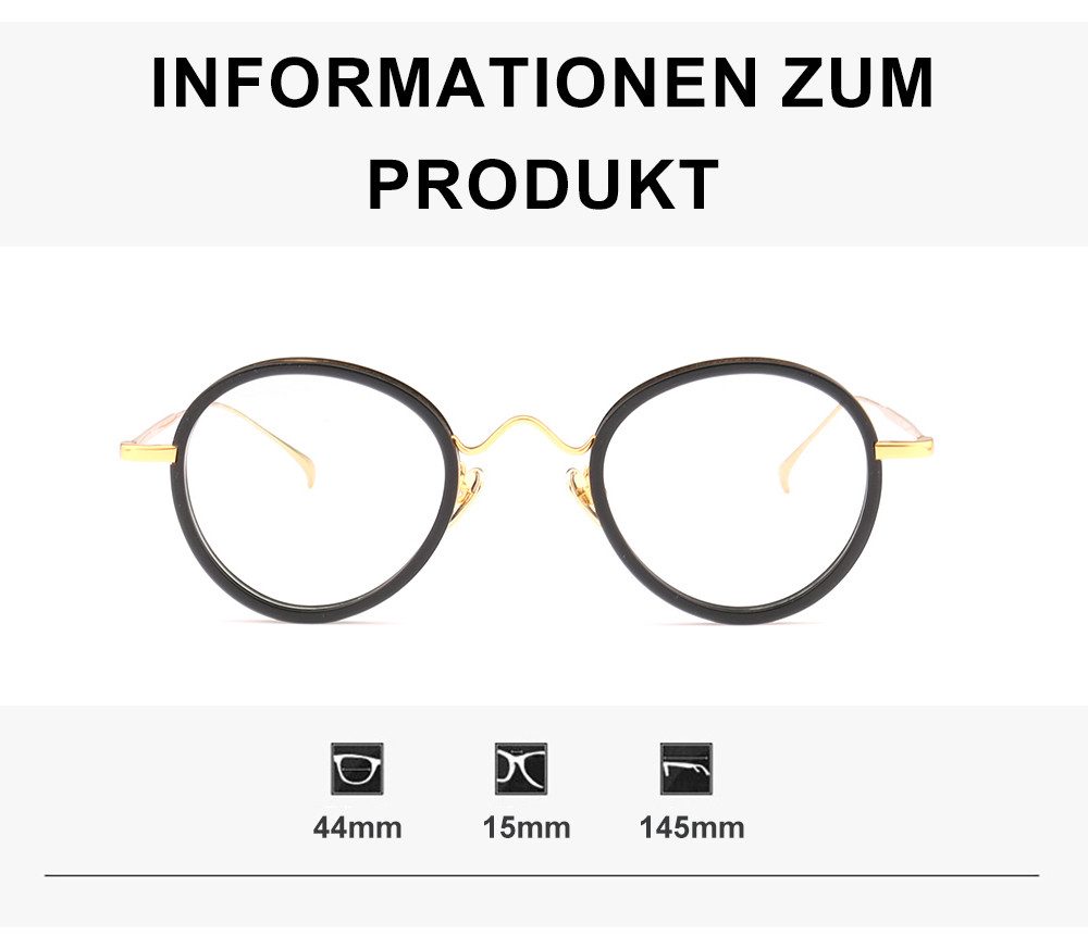PACIEA Lesebrille Damen Herren Hochwertiges Material Ultraleicht Anti Blaulicht Titan