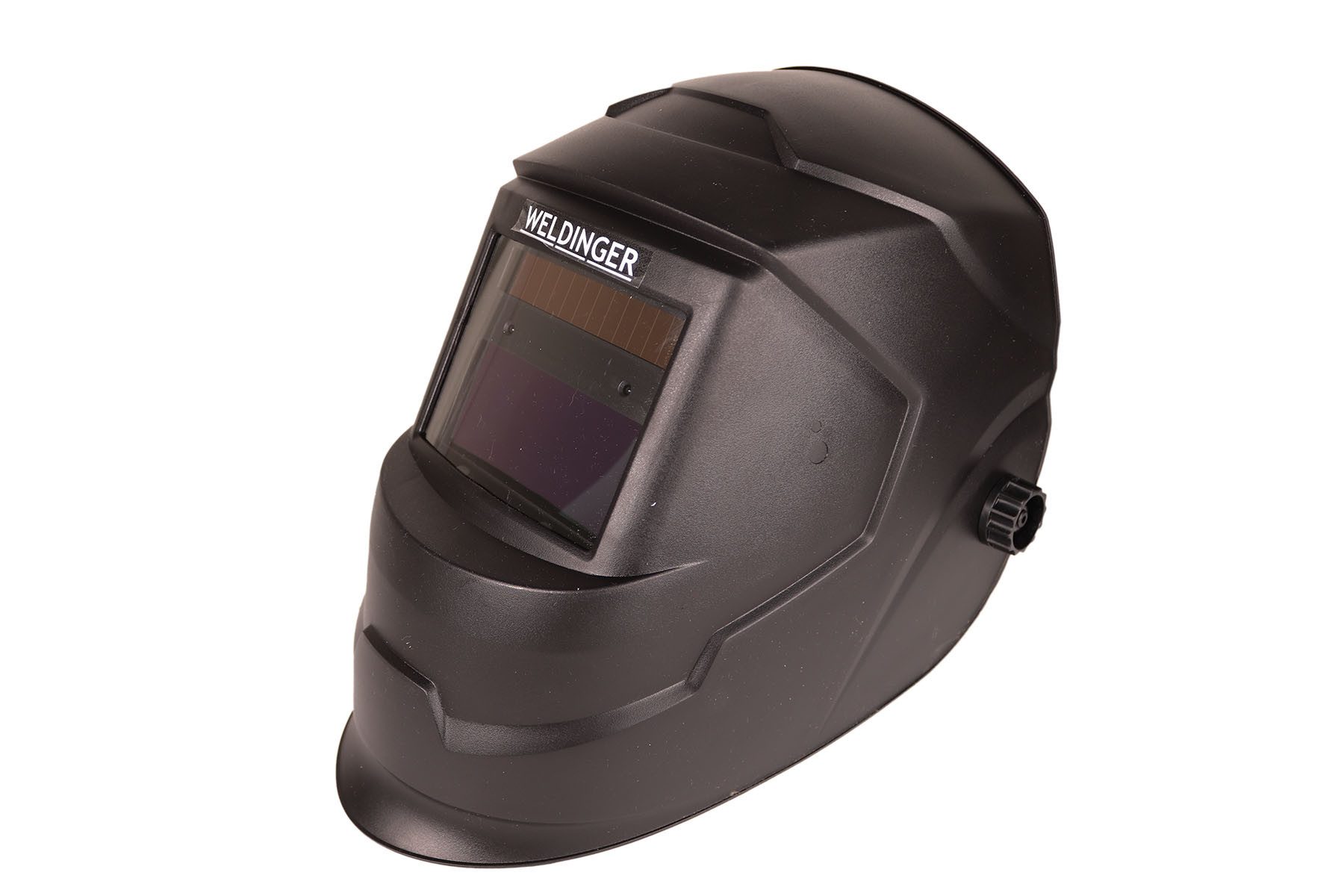 WELDINGER Schweißhelm AH 100 Realcolor Kopfschirm Automatik Din 9 - Din 13 solar, Solarbetrieben, stufenlos einstellbar DIN 9 - DIN 13