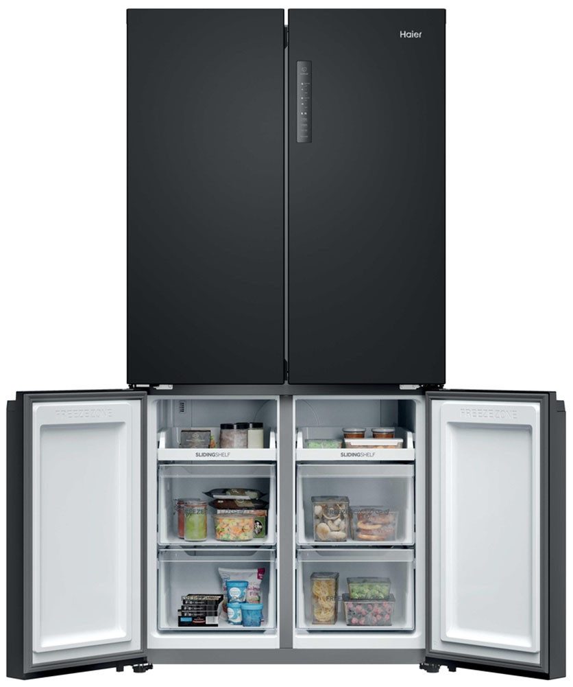 Haier Kühl-/Gefrierkombination HCR39F19ENPT, 190,5 cm hoch, 90,8 cm breit, Humidity Zone: Obst, Gemüse und Salat 2x länger frisch halten