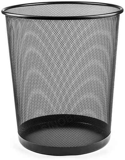 Sinoba Papierkorb »Mülleimer Papierkorb Mesh aus Metall Höhe 34 cm 18 L«, Drahtmetall