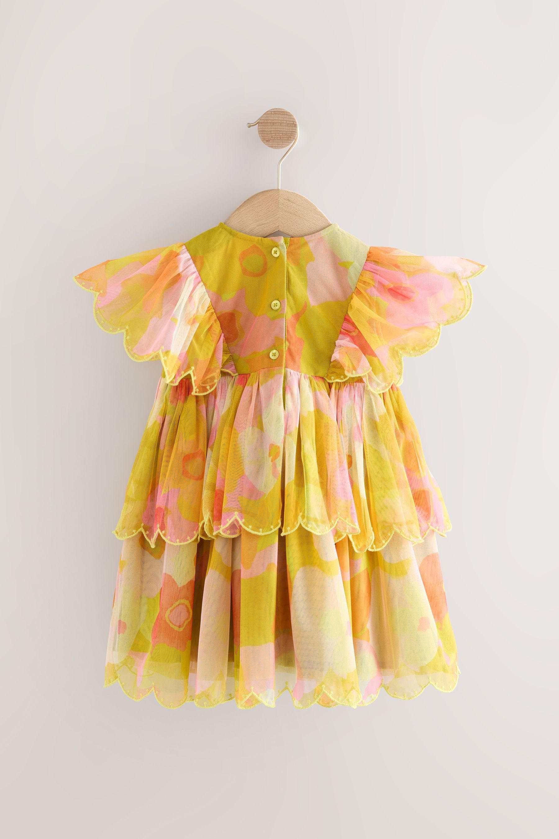 Next Jerseykleid Mesh-Partykleid mit Bogenkante (1-tlg) günstig online kaufen