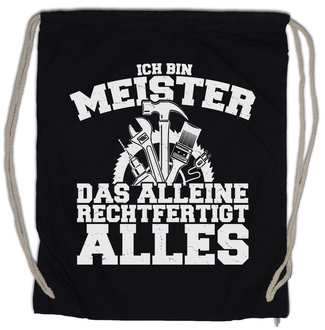 Turnbeutel Meister Handwerker Turnbeutel Maurer Schreiner Beruf Handwerk Zunft