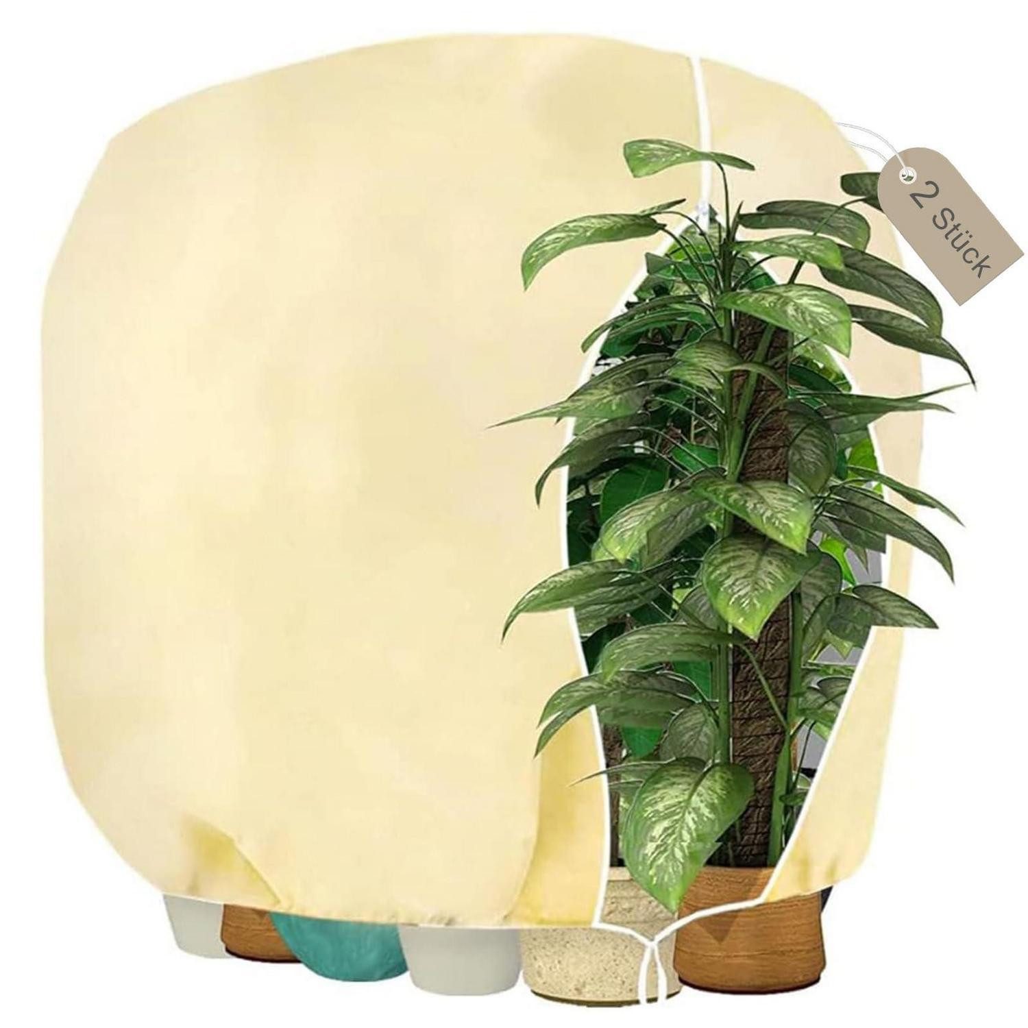 LuxusKollektion Gartenmöbel-Schutzhülle Pflanzenschutz Frostschutz 160x240cm 2Stück (2-St)