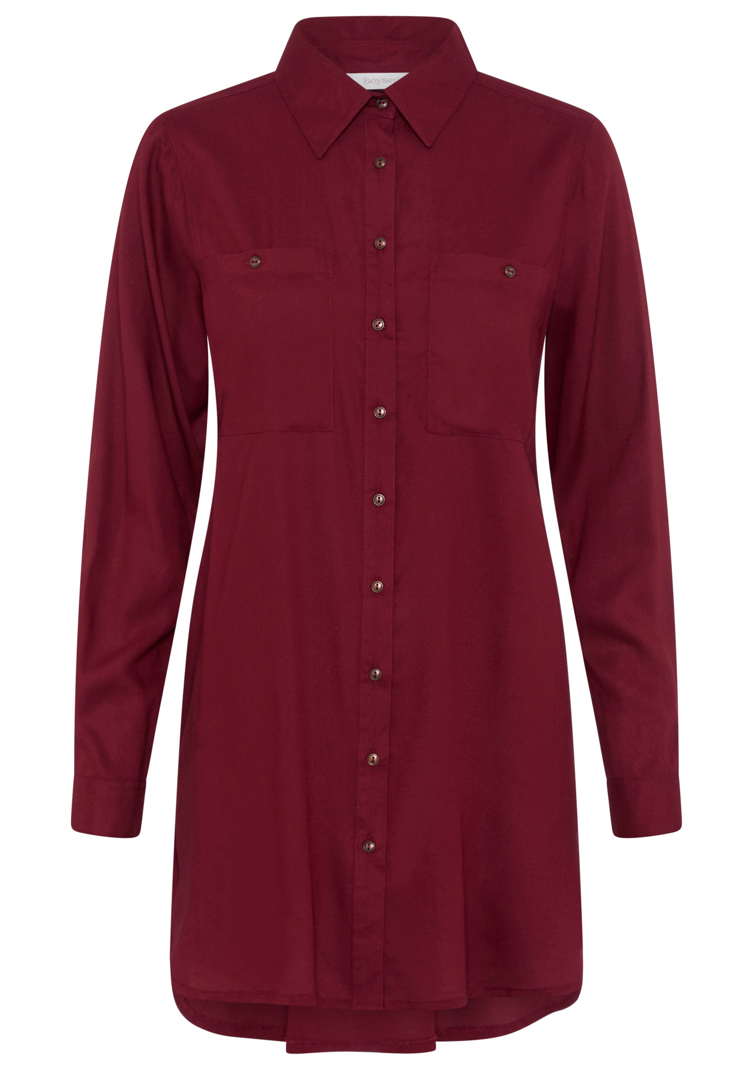 Boysen's Longbluse mit tiefen Seitenschlitzen