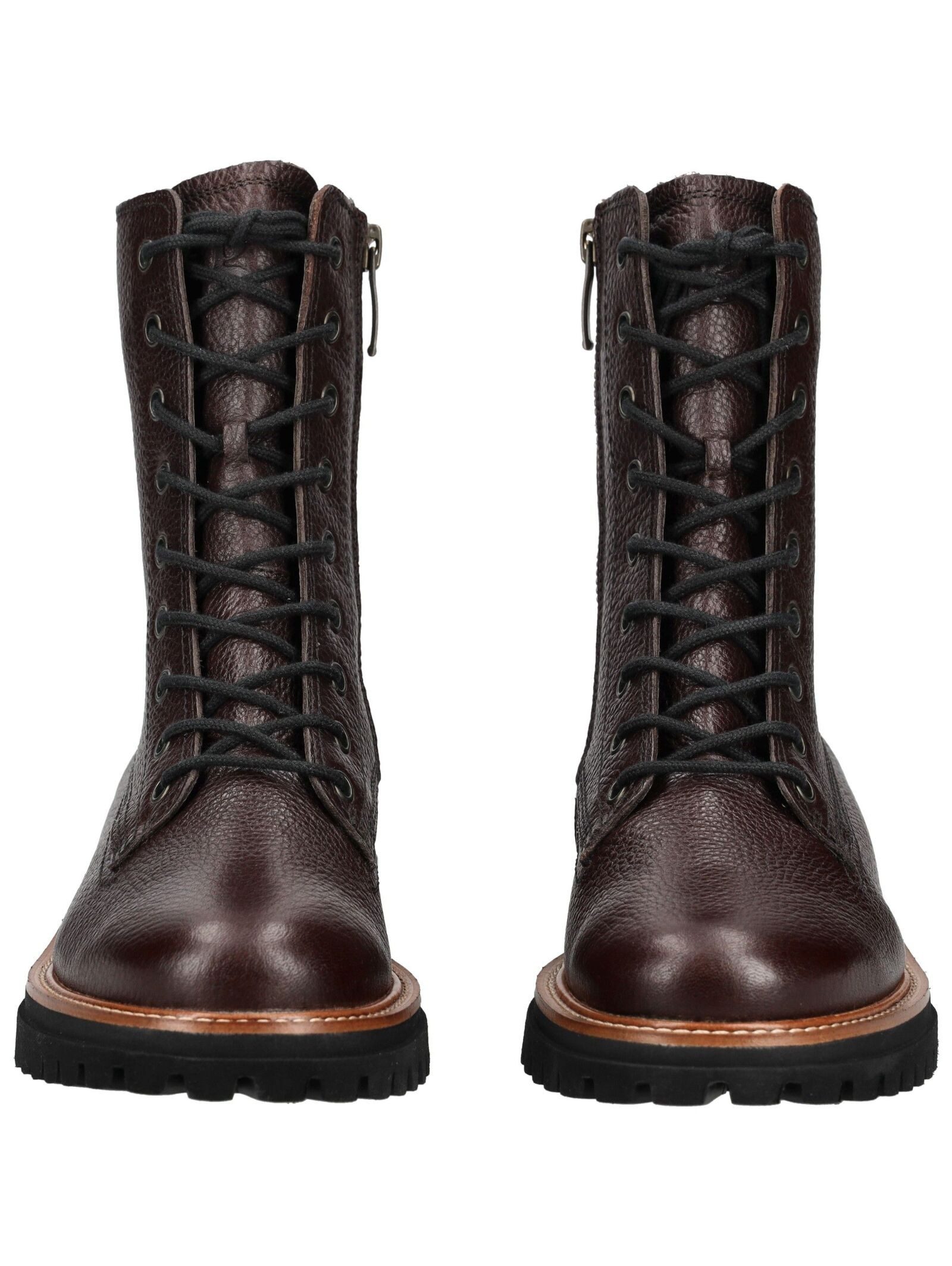 Paul Green Paul Green Stiefelette Glattleder Schnürstiefelette