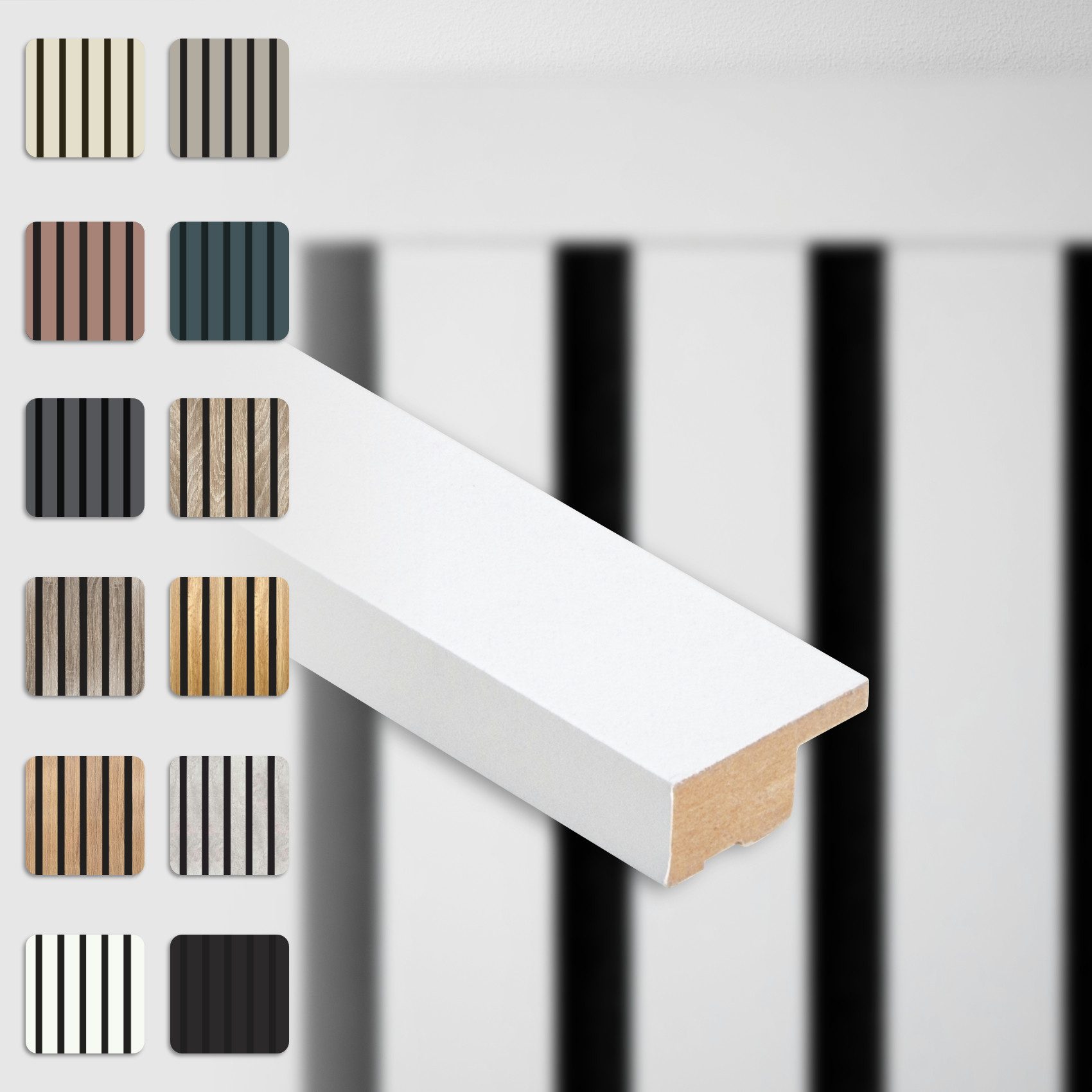 Hexim Wanddekoobjekt APA11 (Abschlussleiste 275x2,7cm passend für unsere Ak günstig online kaufen