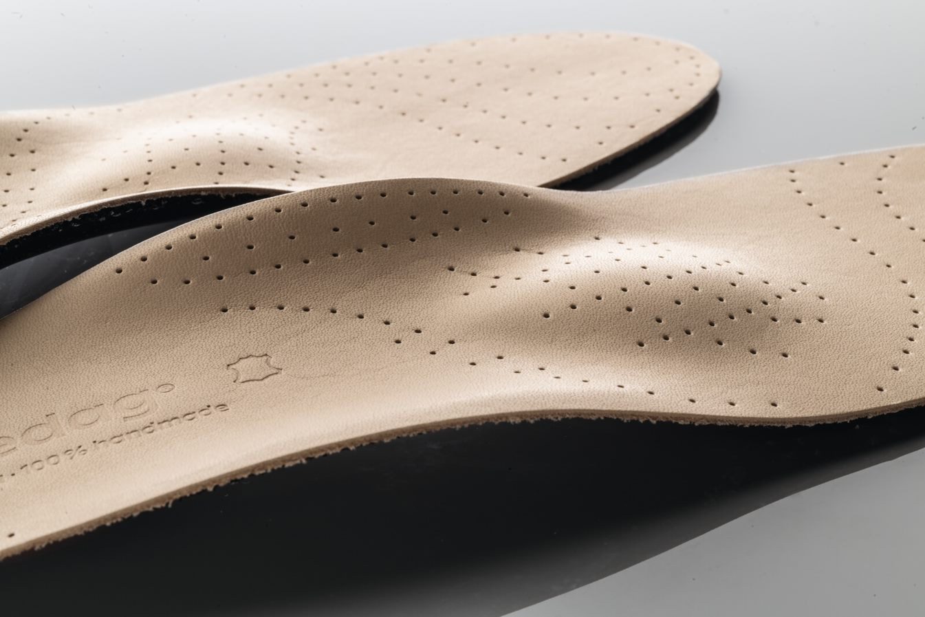 Pedag Einlegesohlen Wellness-Einlegesohle Fußbett Viva Leder+Aktivkohle 36