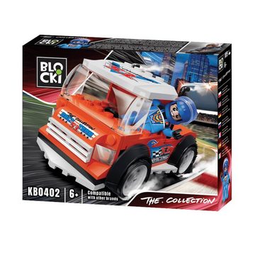 Blocki Konstruktions-Spielset BLOCKI LKW Lastkraftwagen Truck Schlepper Bausatz Spielzeug 109 Teile