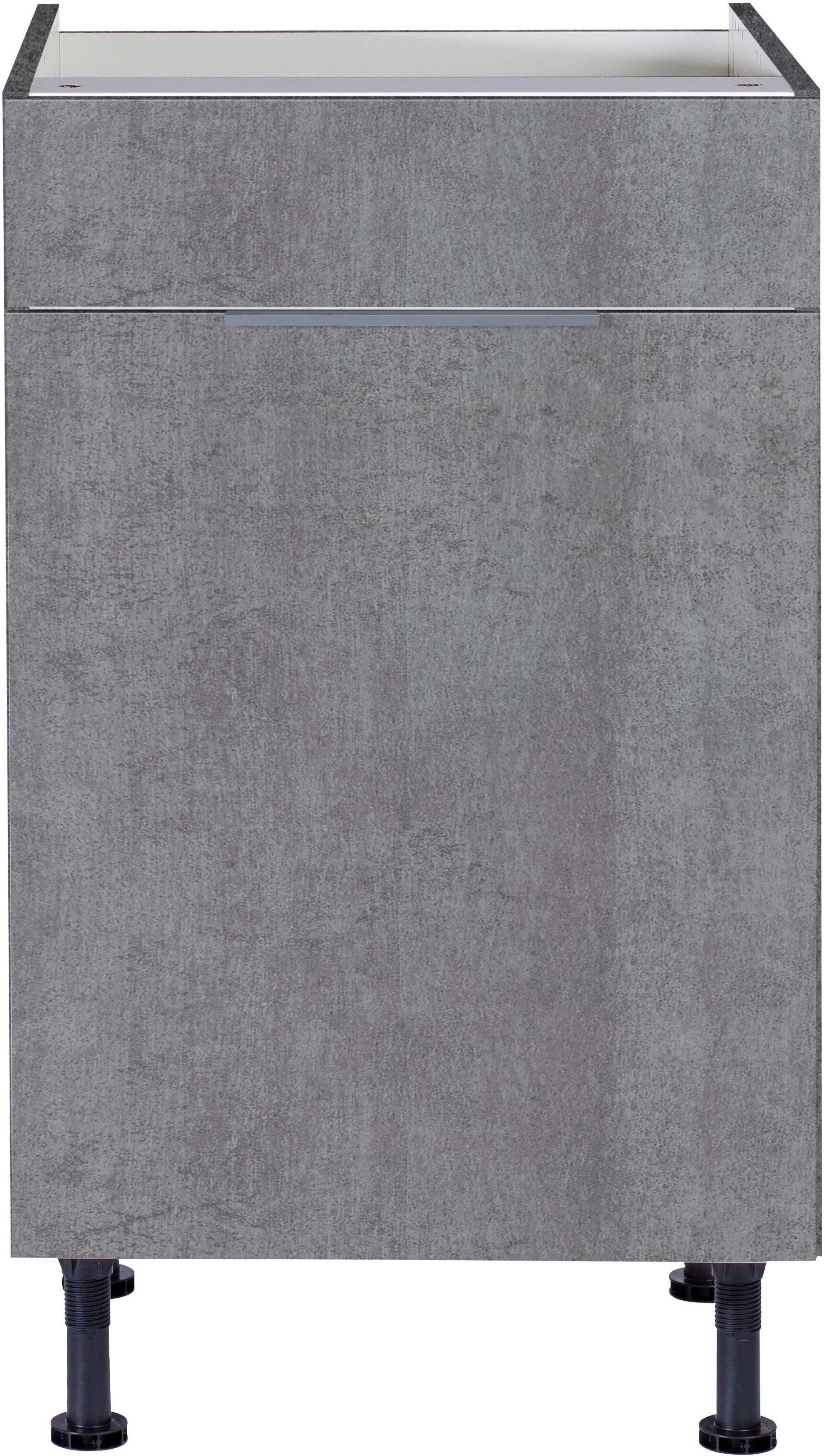 OPTIFIT betonfarben Tara, cm | Breite betonfarben 50 Spülenschrank