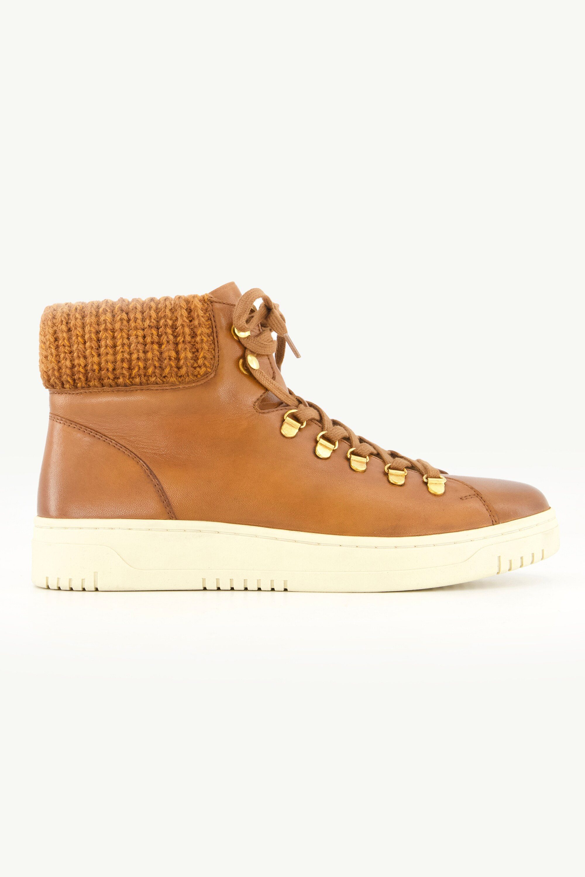 Ulla Popken Leder-Sneaker Strick Weite H günstig online kaufen