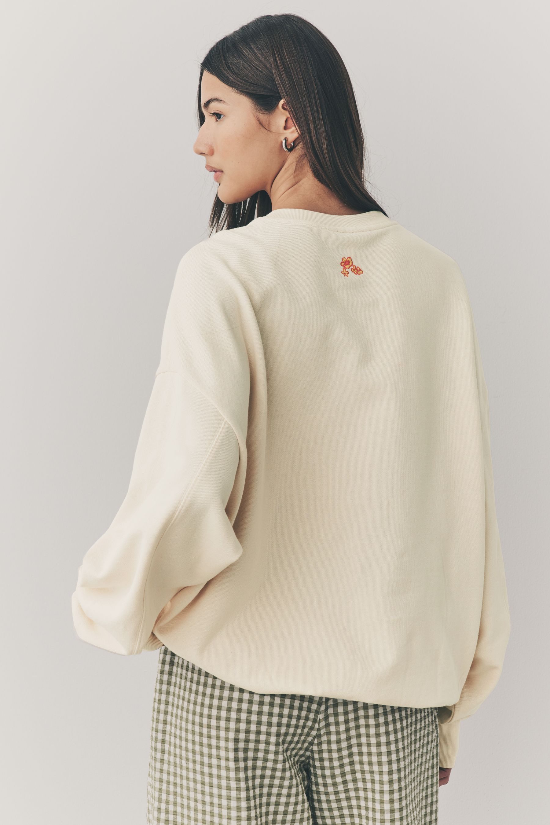 Next Sweater NYC Garden Party Sweatshirt aus Baumwolle (1-tlg) günstig online kaufen